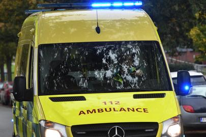 Themabeeld : ZIEKENHUIS : ambulance , ziekenwagen , hulpdiensten Sint Maria ziekenhuis in Halle
