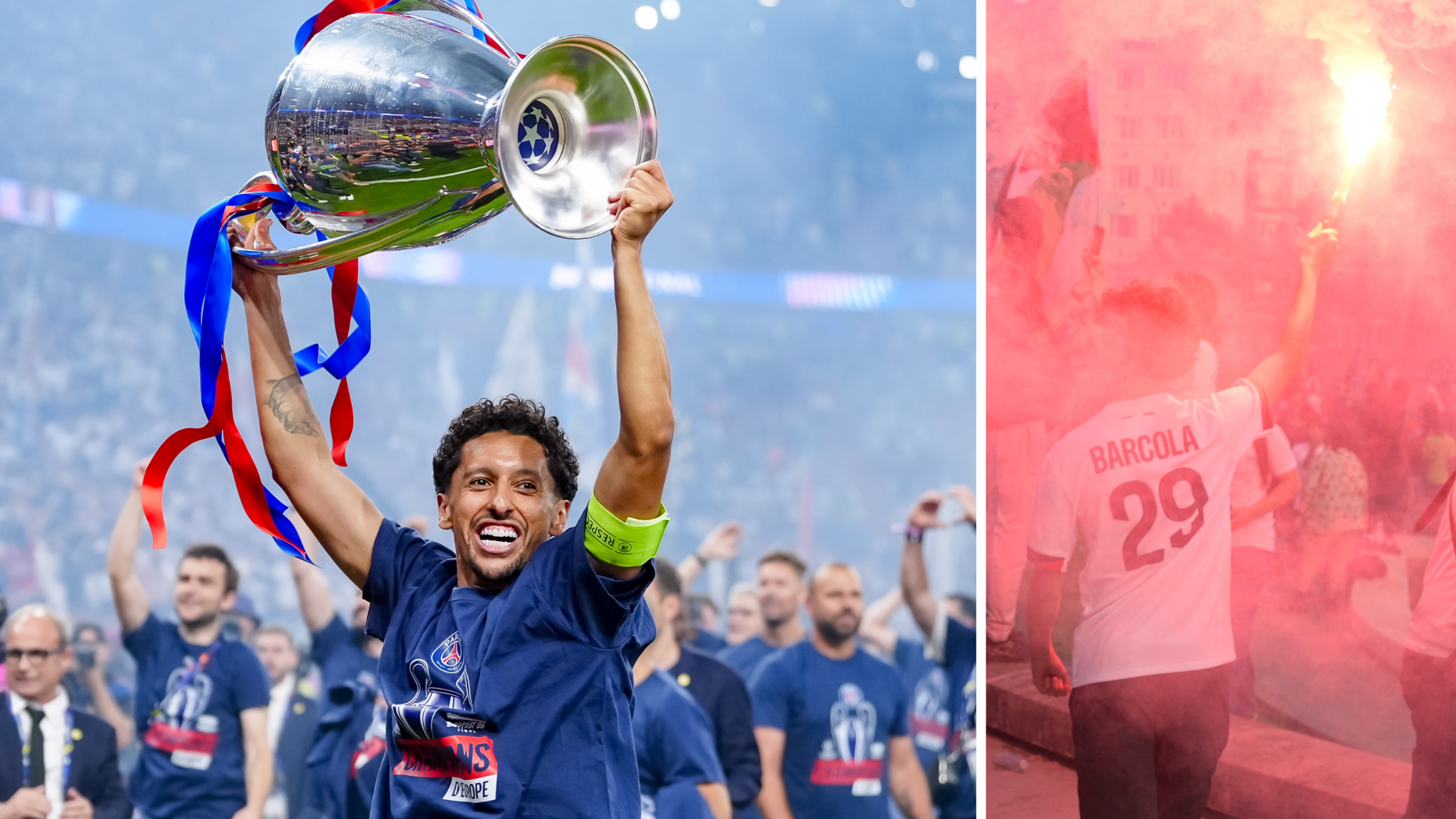 VIDEO. Dat wordt een korte nacht: dolle vreugde bij PSG na tweede Champions League op een rij