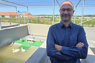 Directeur Claude Velter verwacht een recordjaar voor het Vogelopvangcentrum.