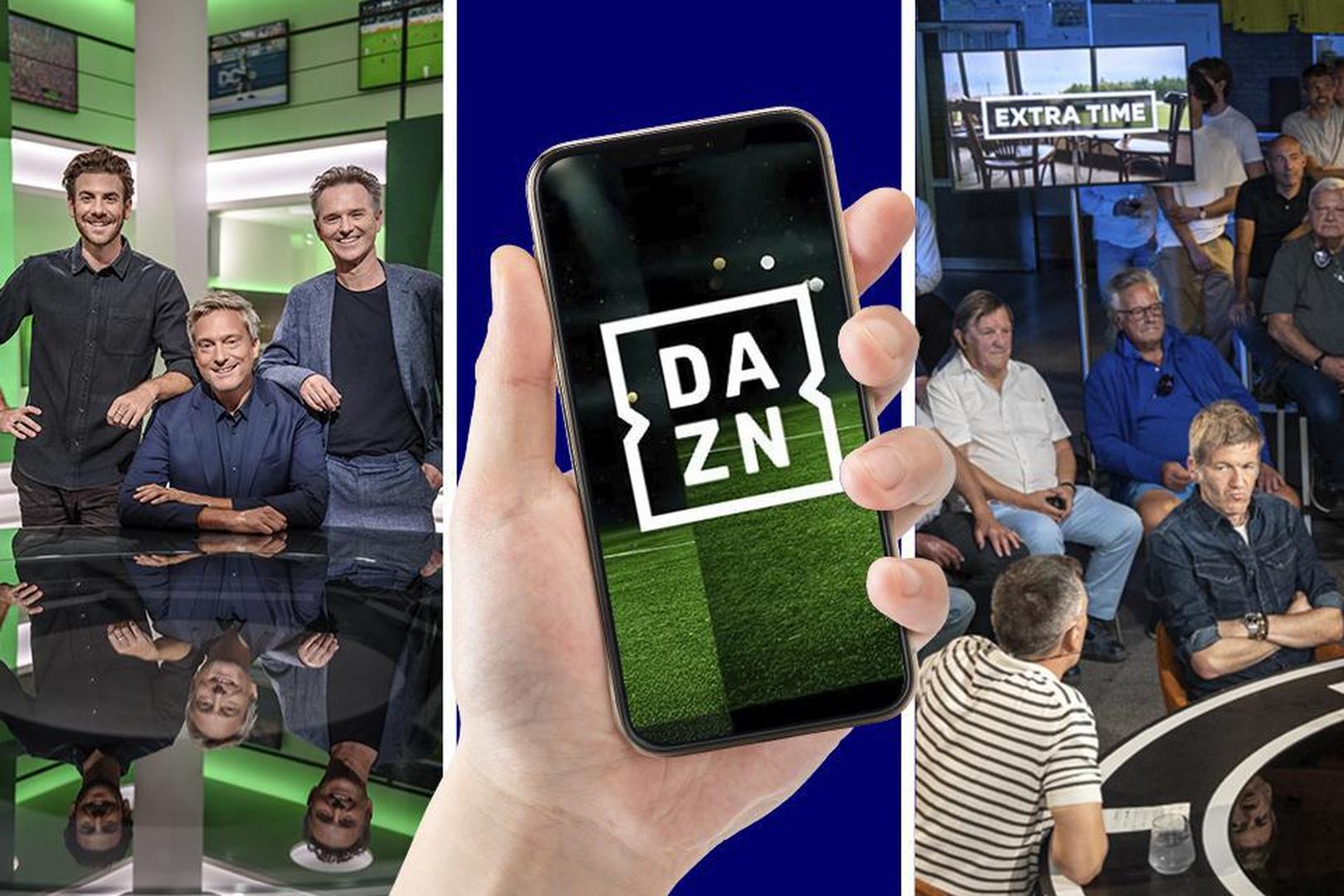 Geen ‘Sports late night’ meer of ‘Extra time’. Voor voetbalsamenvattingen moet je nu in de DAZN-app zijn.