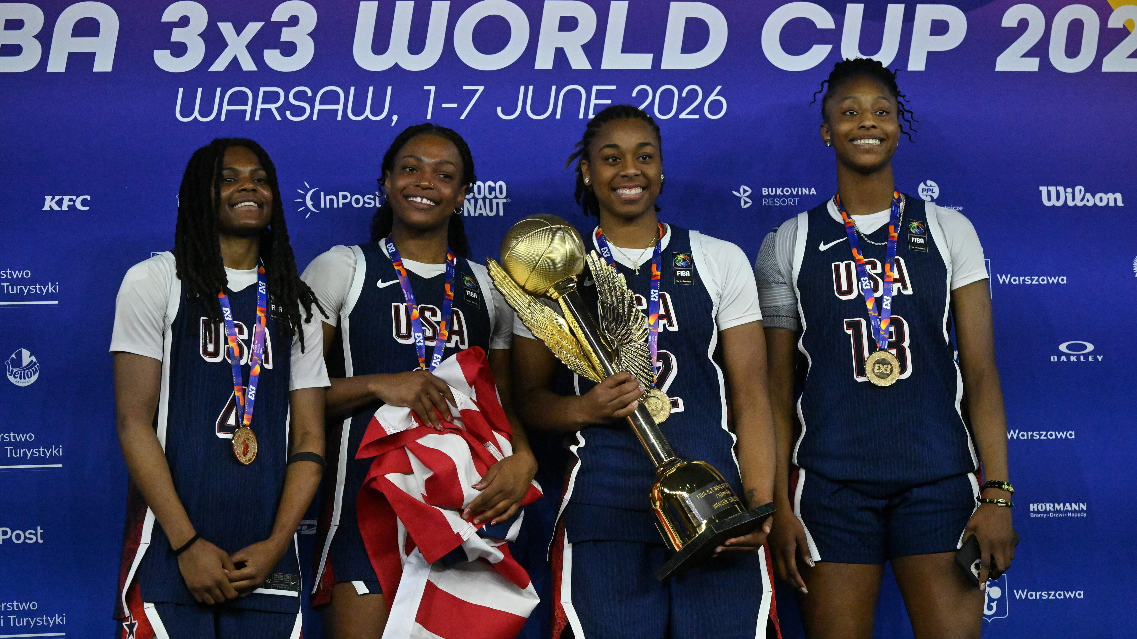 Amerikaanse vrouwen en Letse mannen steken eindzege WK 3x3 b