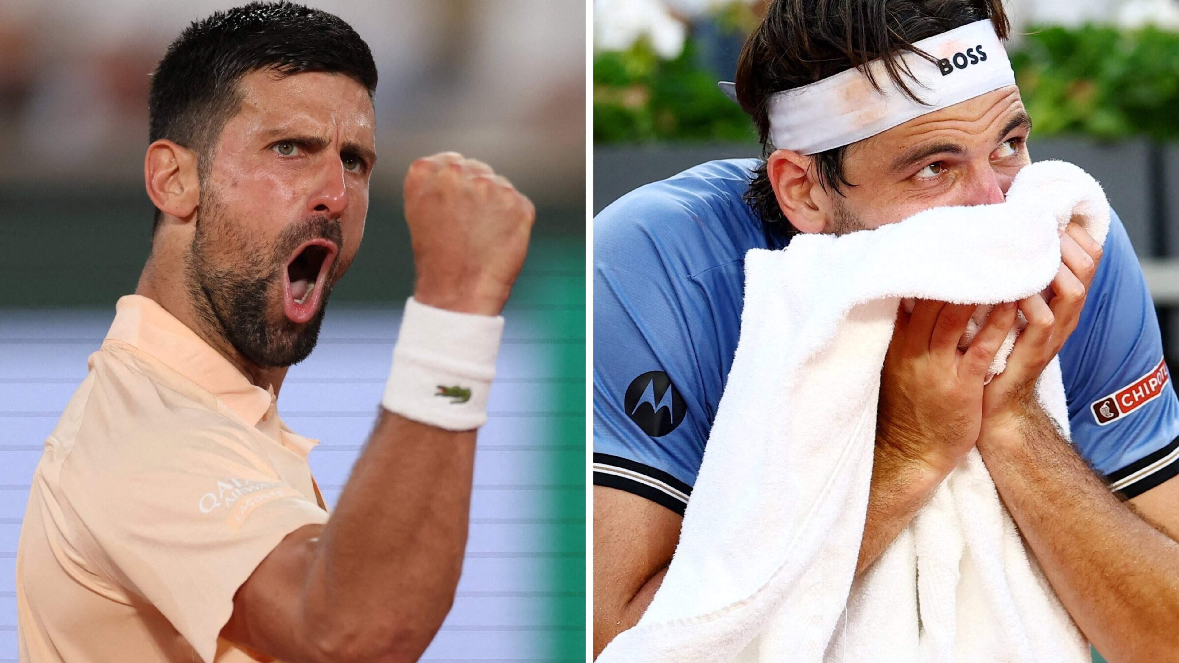 LIVE ROLAND GARROS. Novak Djokovic knokt zich in vier sets voorbij thuisspeler, Taylor Fritz is eerste grote naam die sneuvelt in Parijs