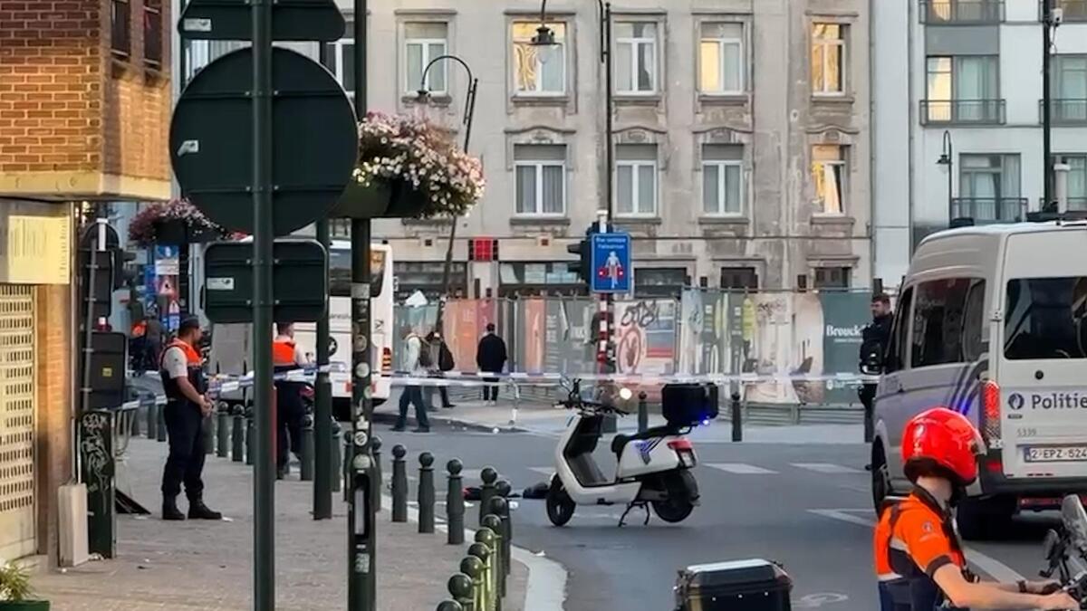 ブリュッセルでの親パレスチナのデモ中に刺された人：危険な犠牲者、容疑者は逮捕された