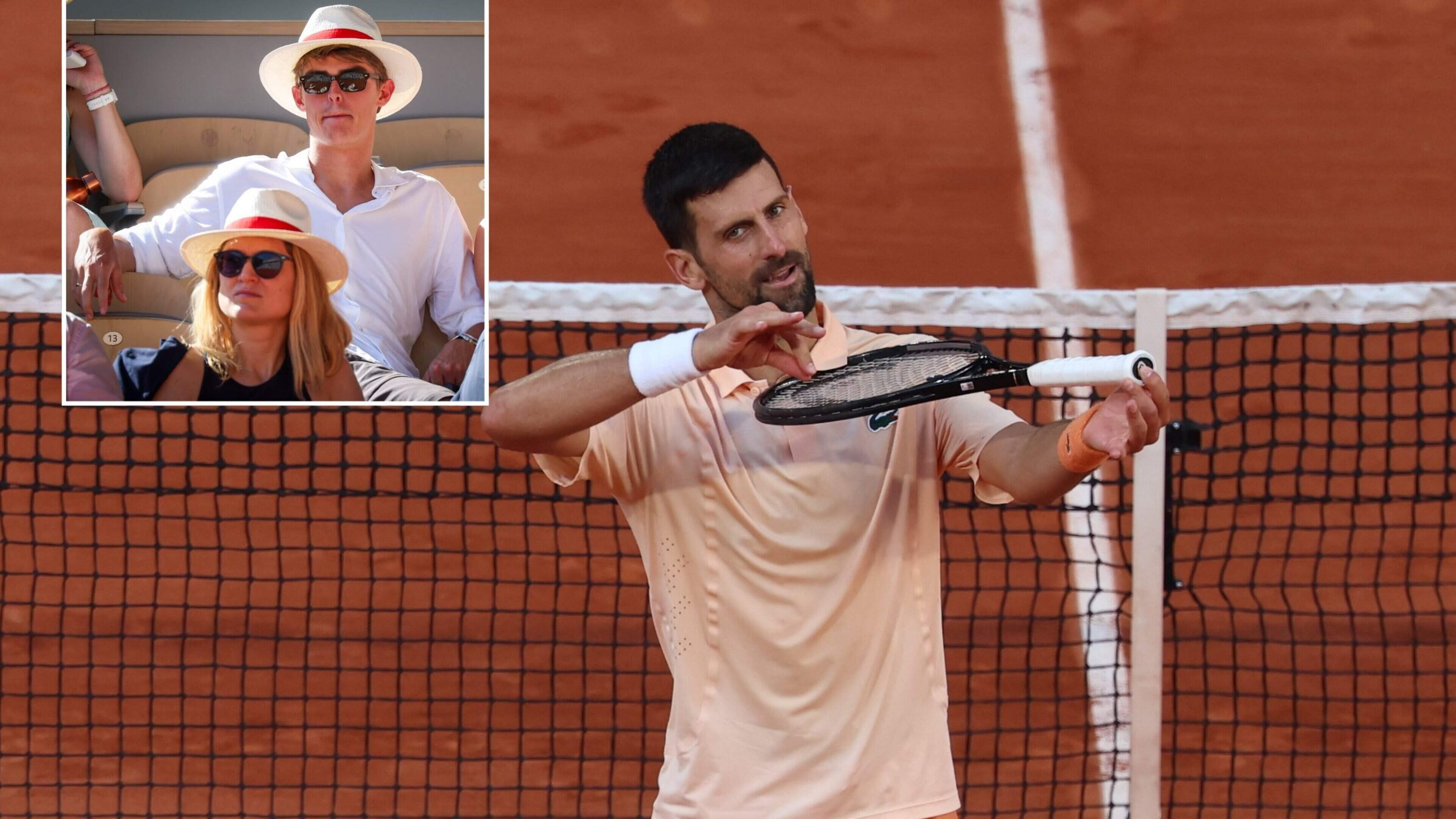 VIDEO. Charles De Ketelaere kon zijn ogen niet geloven: Novak Djokovic maakt onwaarschijnlijk punt en staat in derde ronde Roland Garros