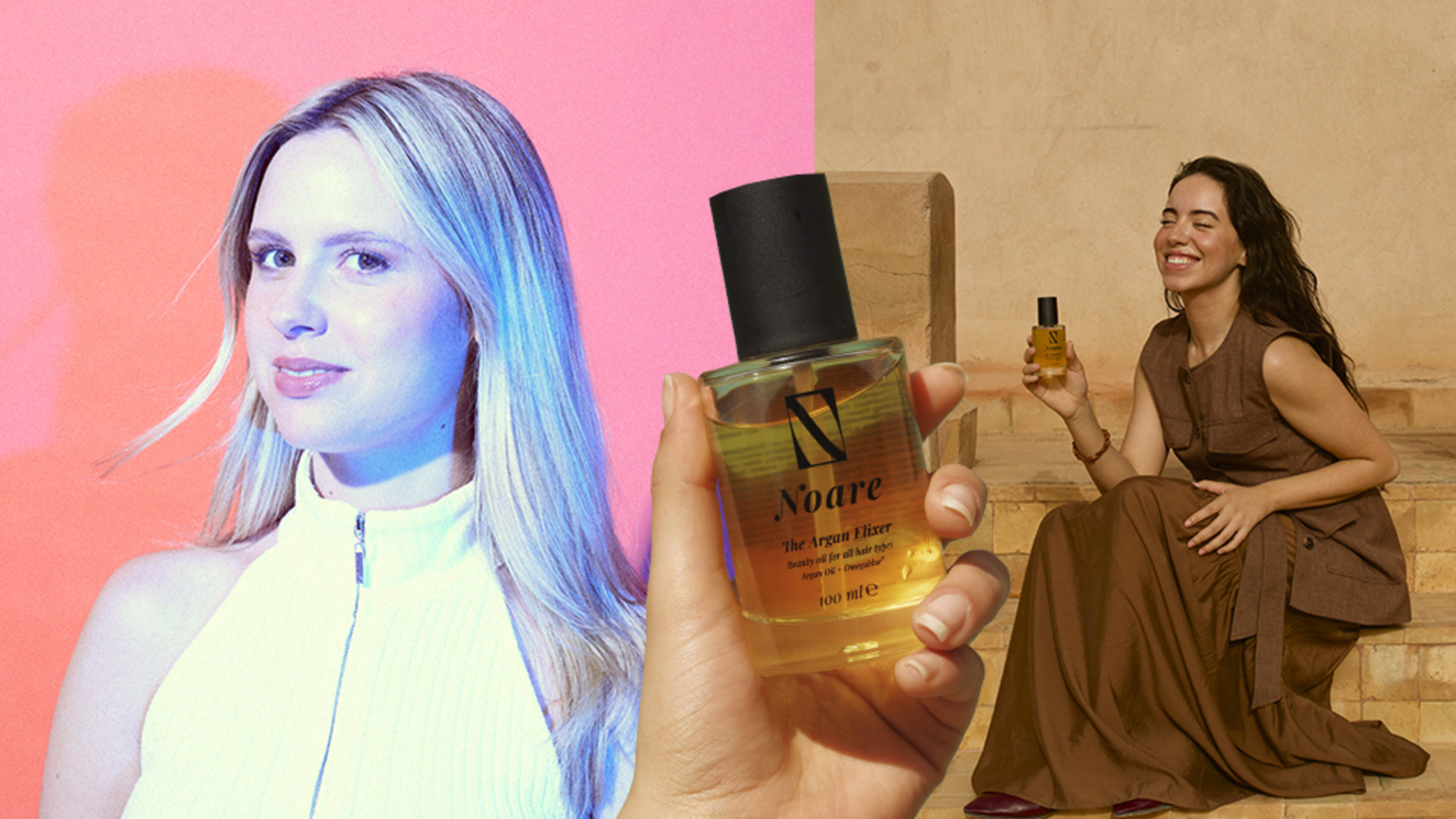 Onze vrouw test het haarelixir van Genkse actrice Nora Dari: “Een luxueuze verpakking, maar kan de inhoud overtuigen?”