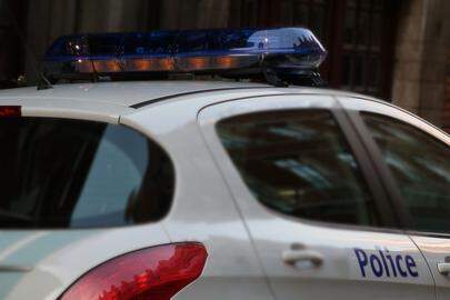 Police Force Vehicle Parked On The Street