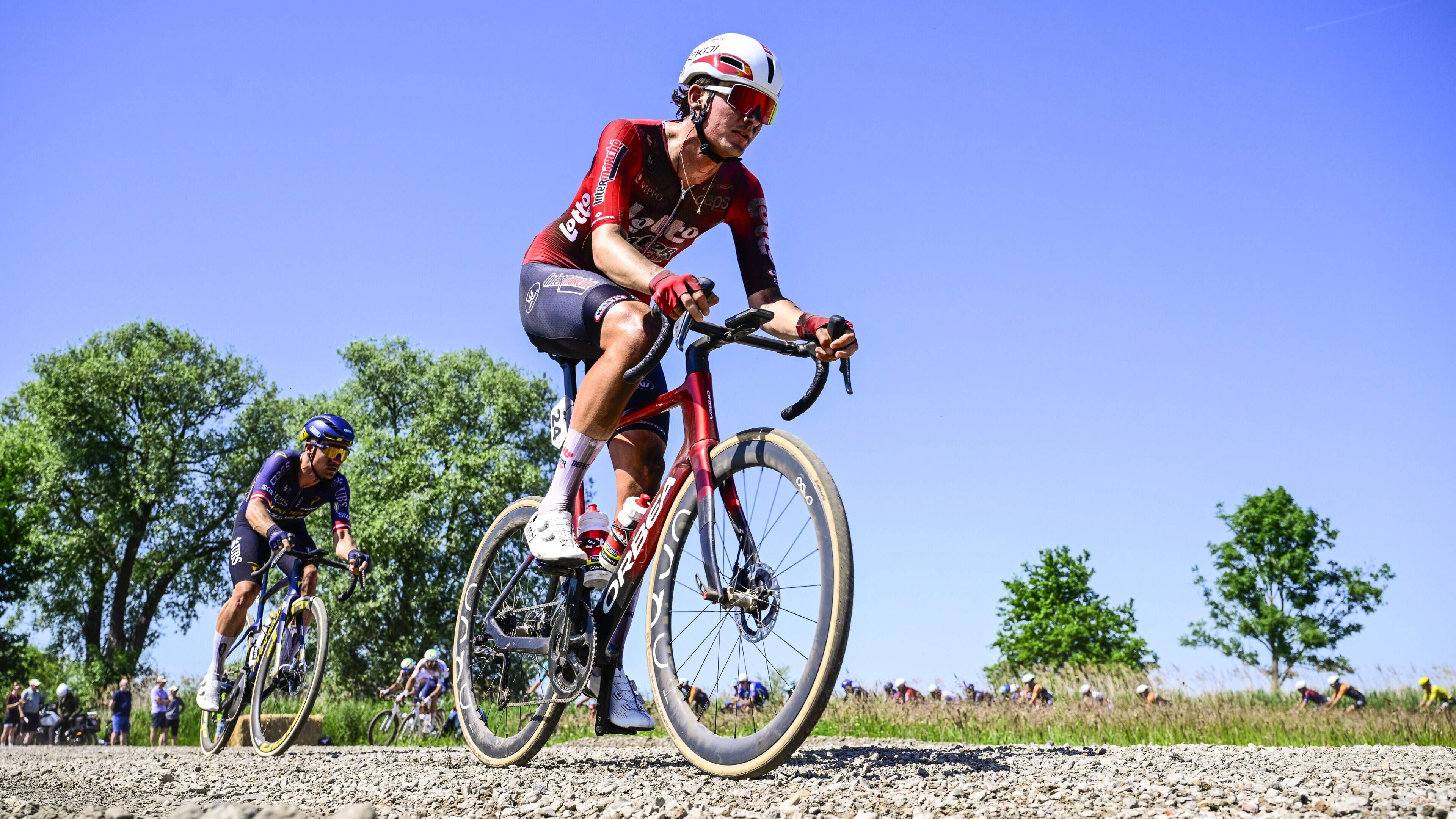 Robin Orins rijdt in Circuit Franco-Belge in steun