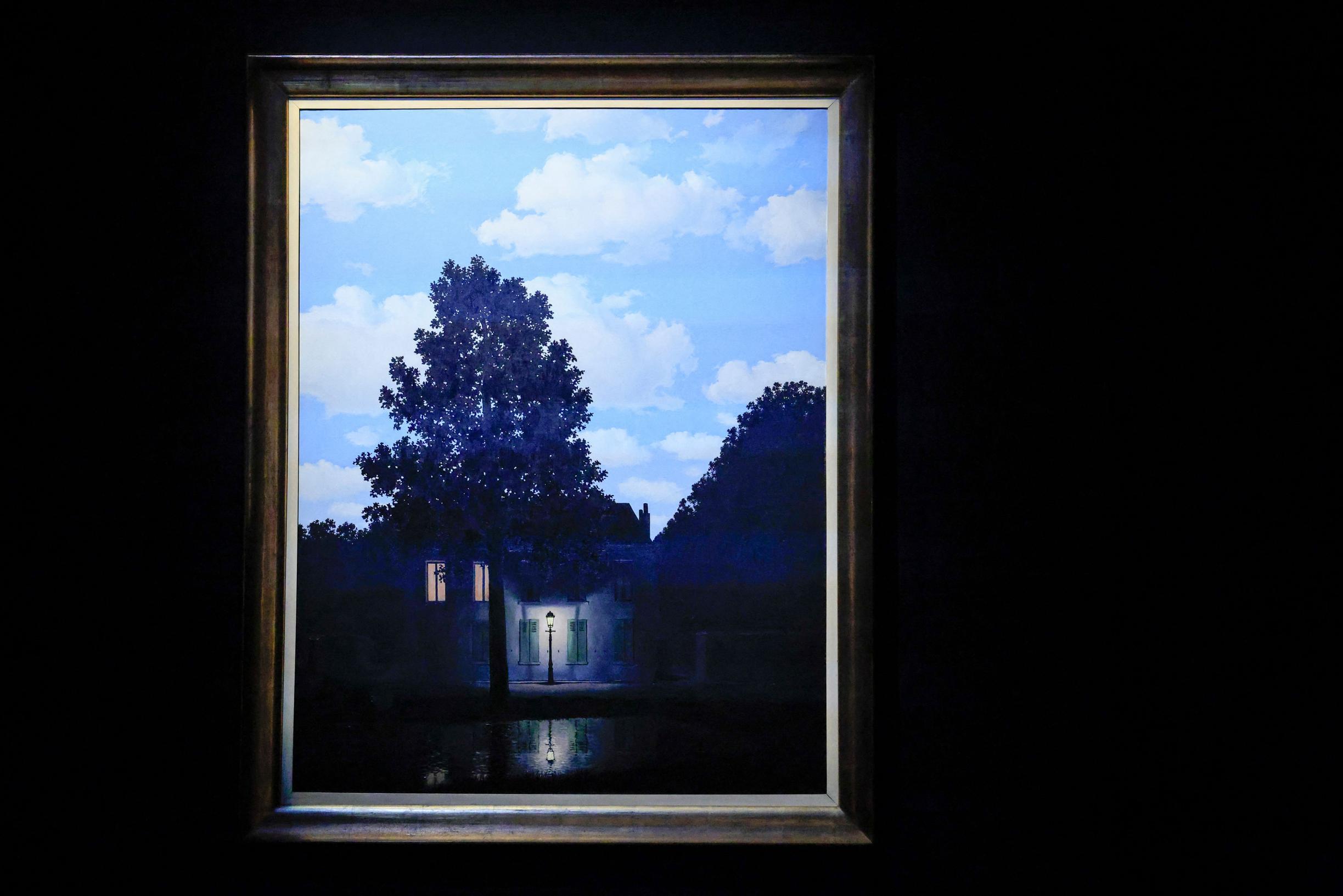 Eerste 'Magie Noire' van Magritte voor 10,7 miljoen euro geveild