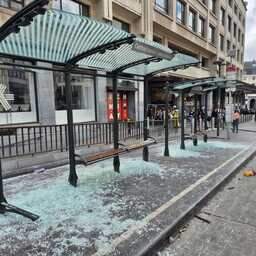 Studentenprotest in Brussel