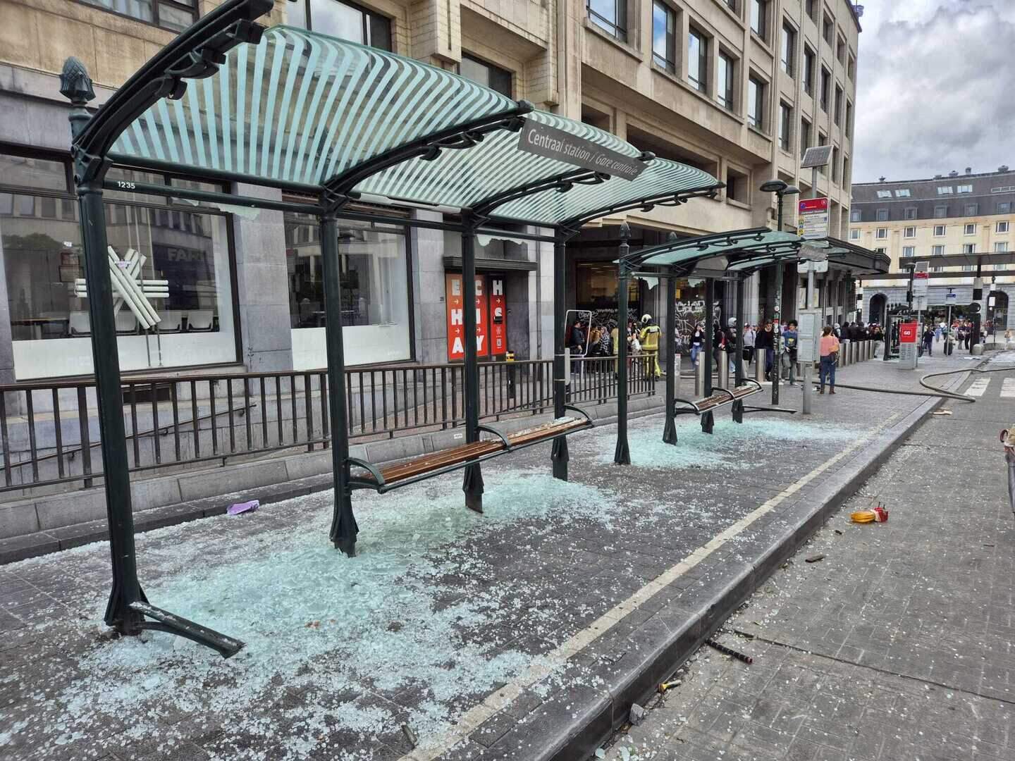 Studentenprotest in Brussel