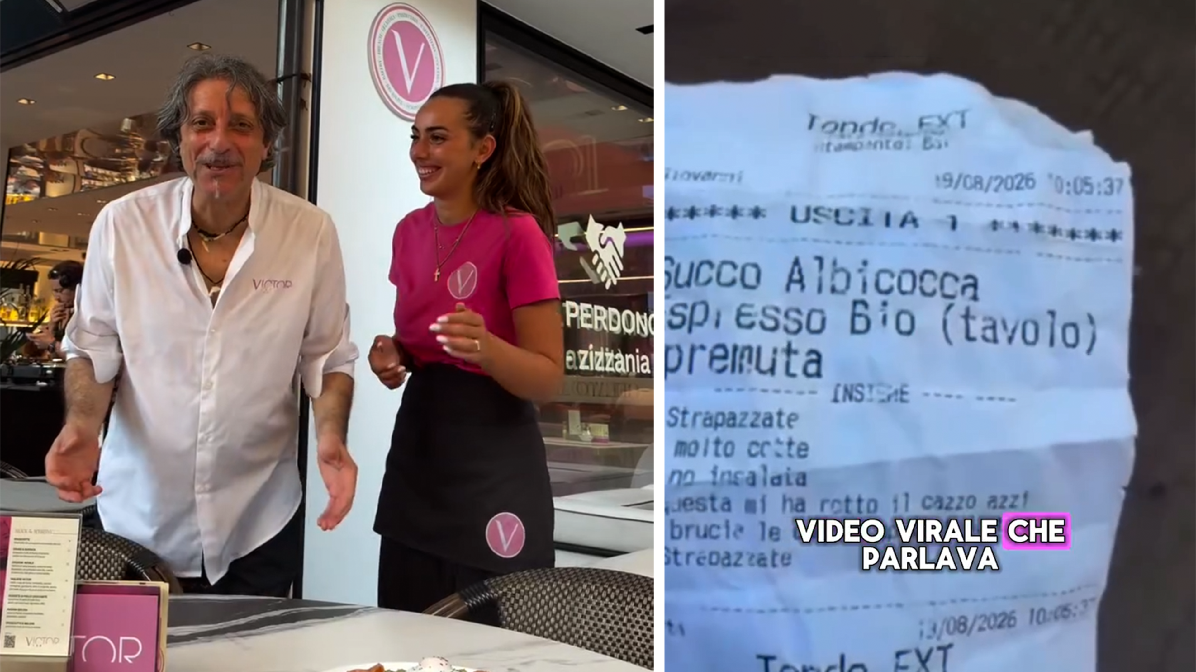 Ophef in Italië wegens beledigend bericht van ober (17) op rekening van klant: ’Ze maakt me gek, spuug maar in haar eieren’