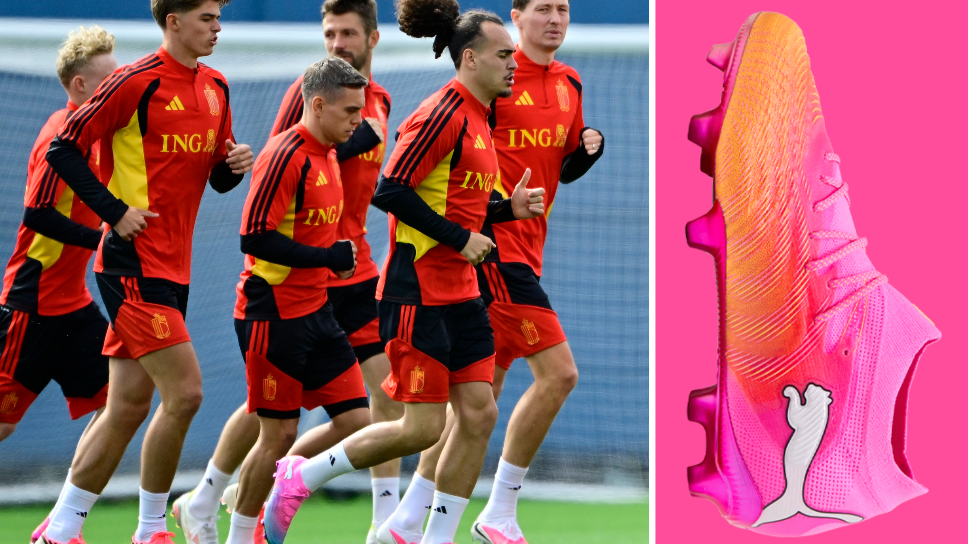 Plots dragen bijna alle topspelers op het WK roze schoenen, 