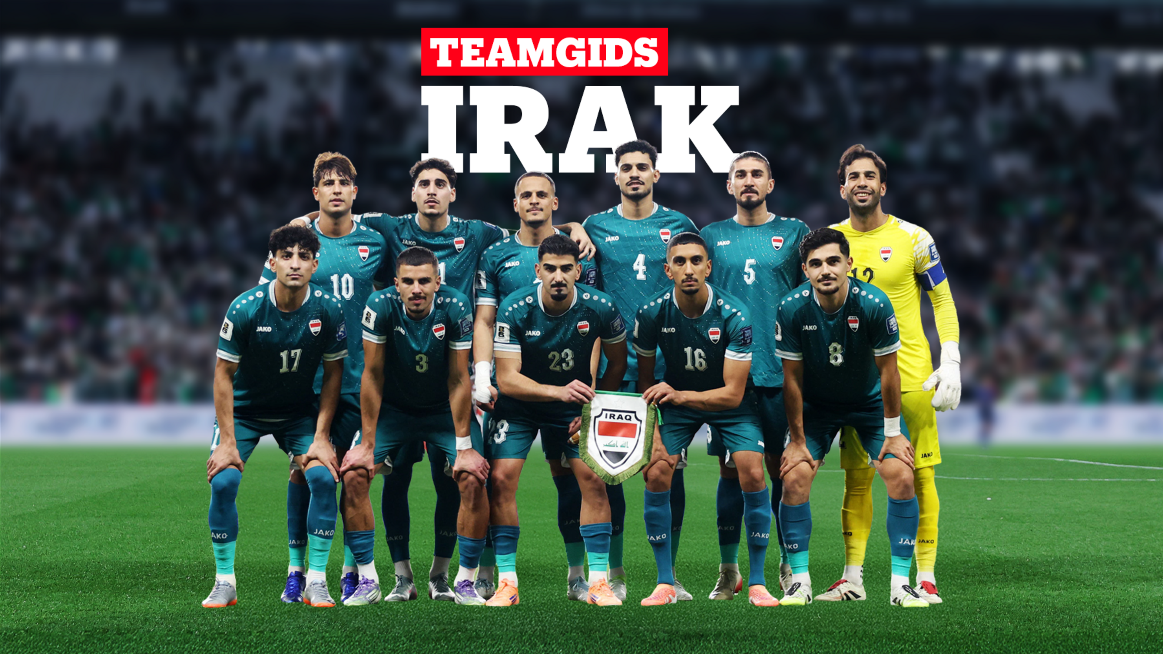 Hun sterspeler werd ooit vergeleken met een houten plank, maar is nu onmisbaar: alles over de WK-selectie van Irak