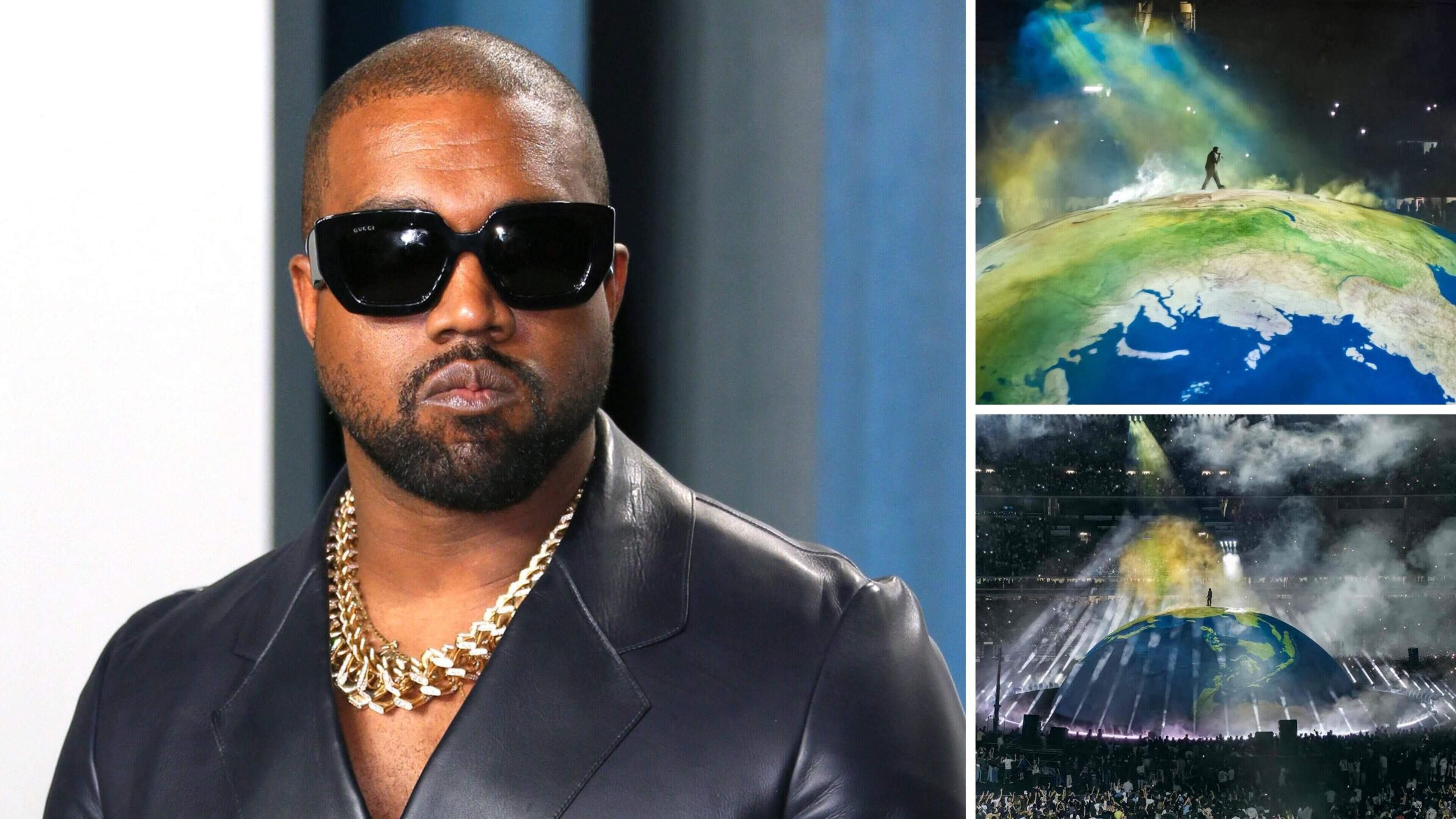 Een gigantische wereldbol, oude hits en vooral veel kritiek, al mogen concerten van Kanye West in Nederland toch doorgaan