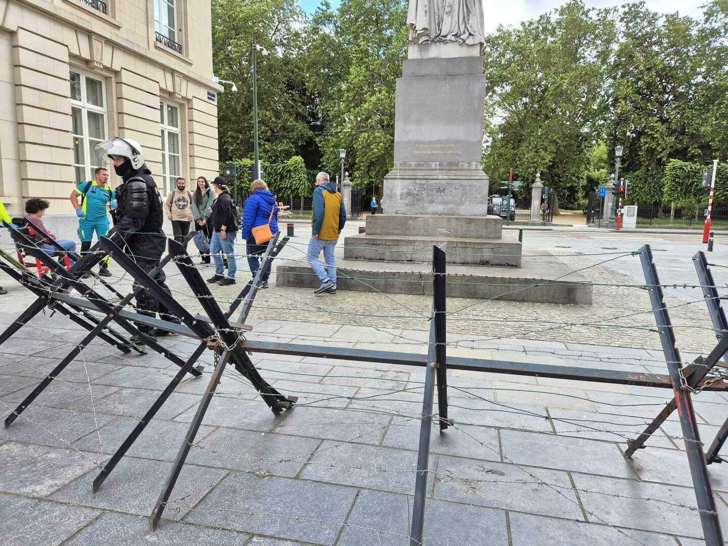 Studentenprotest in Brussel