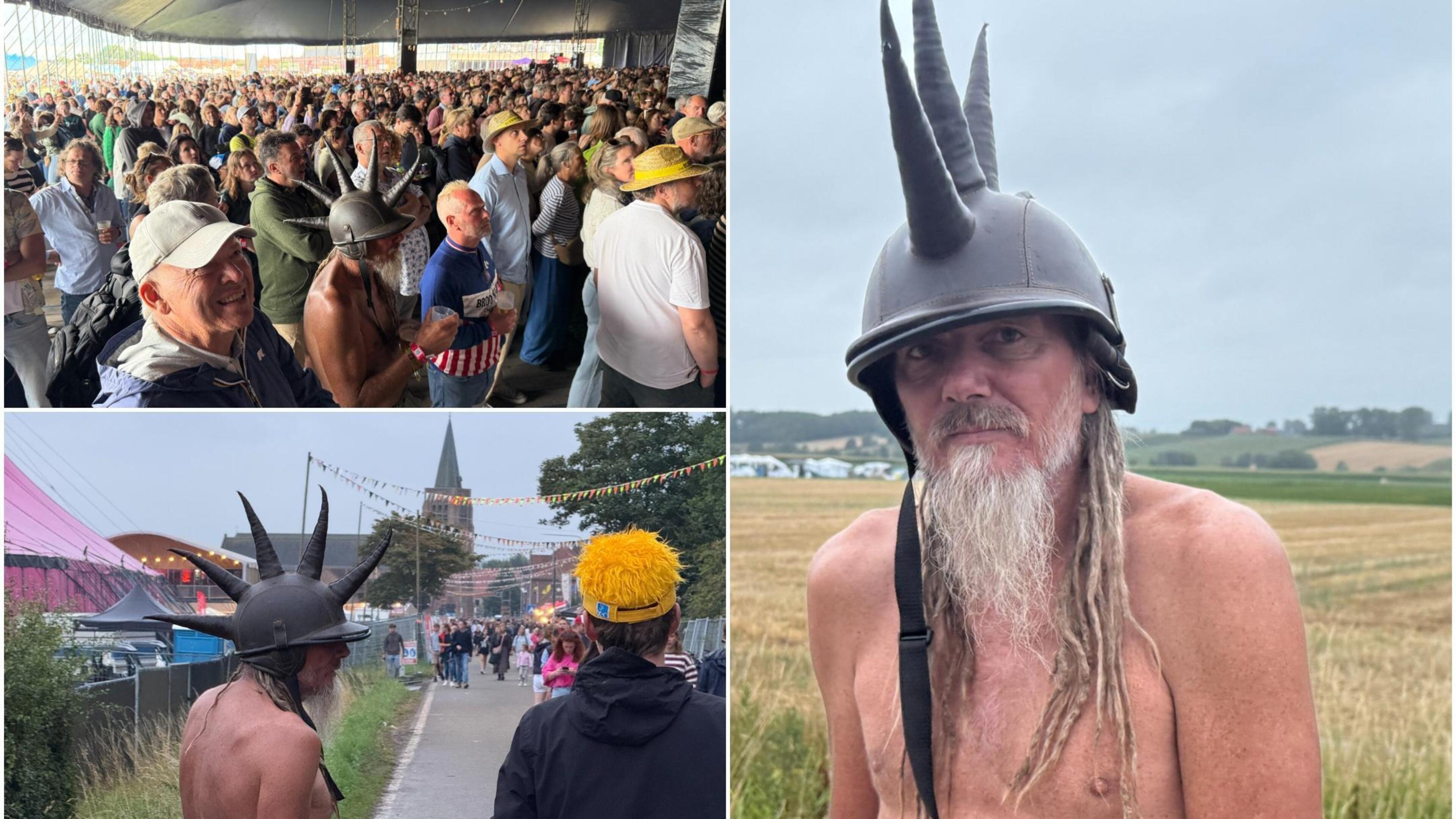 Wie is deze mysterieuze ‘festivalviking’? “Hier is hij al jaren een herkenningspunt”