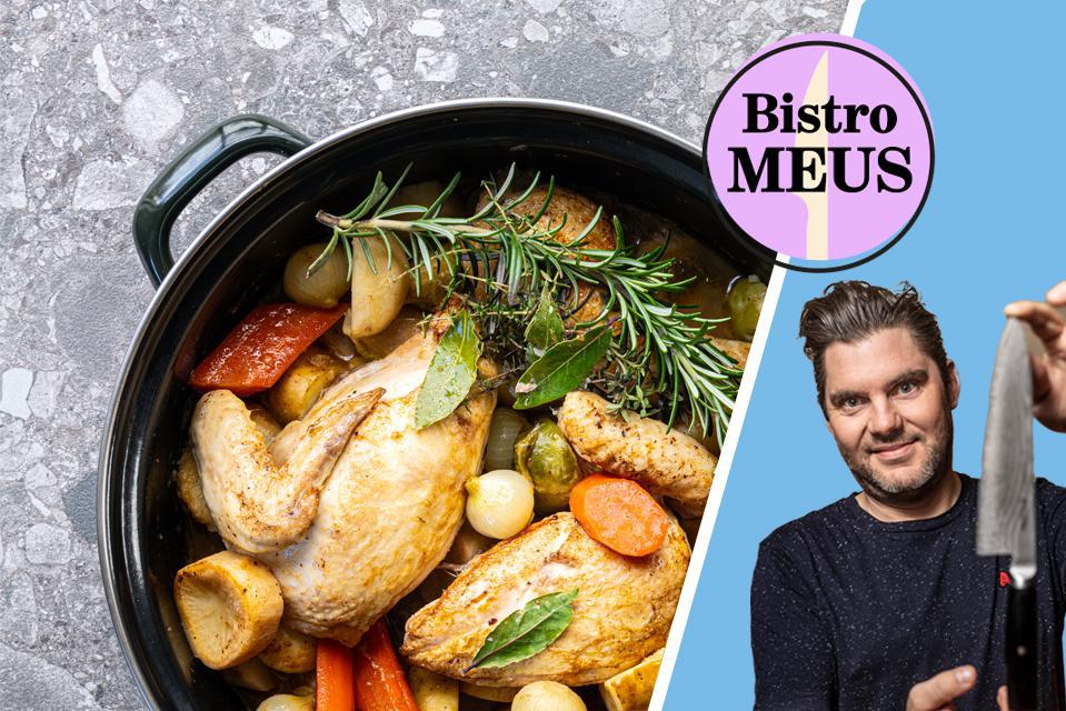 Voor deze recepten van Jeroen Meus heb je slechts één pan en wat