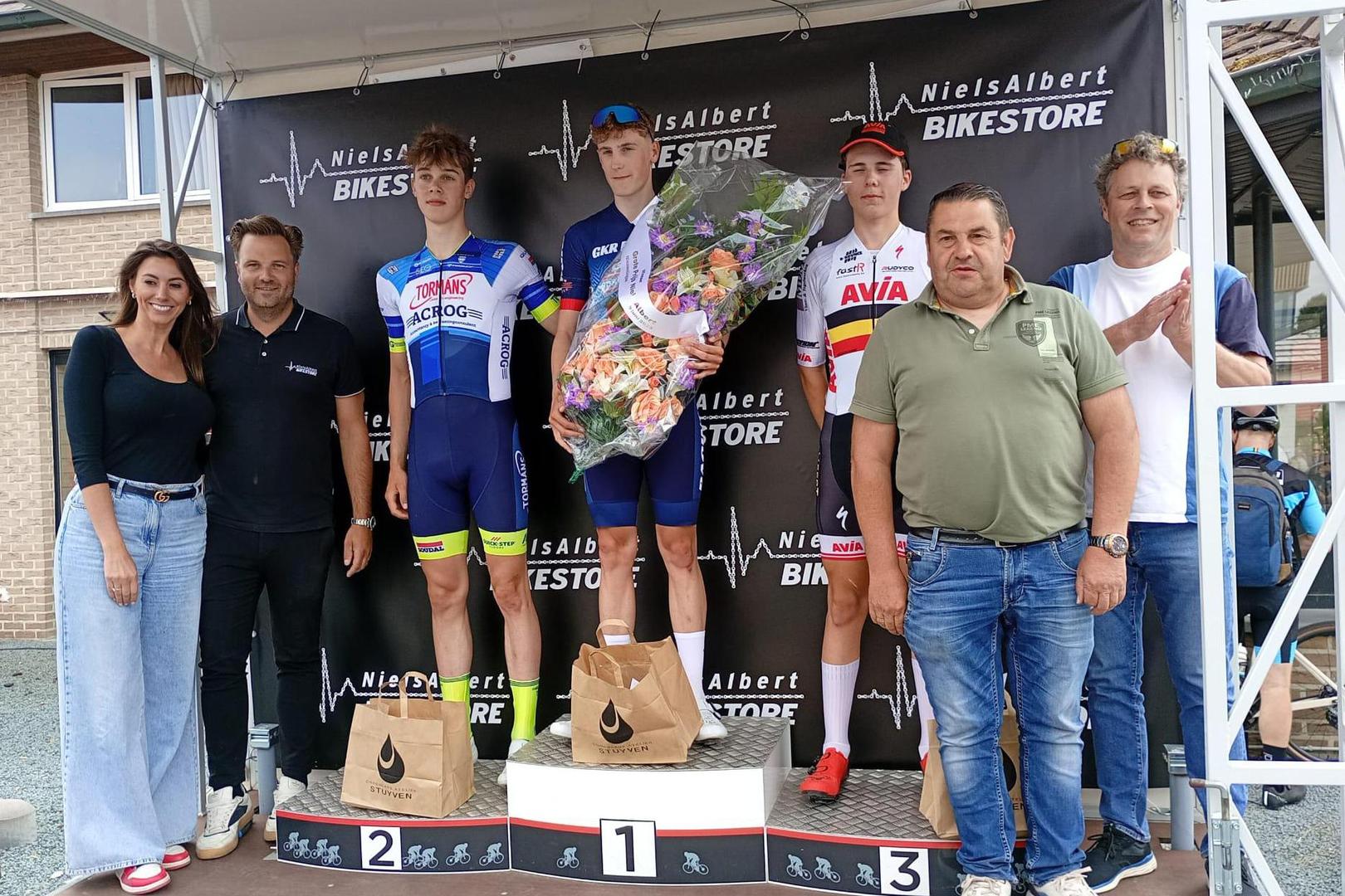 De Brit Finlay Storrie maakte indruk in de GP Niels Albert.