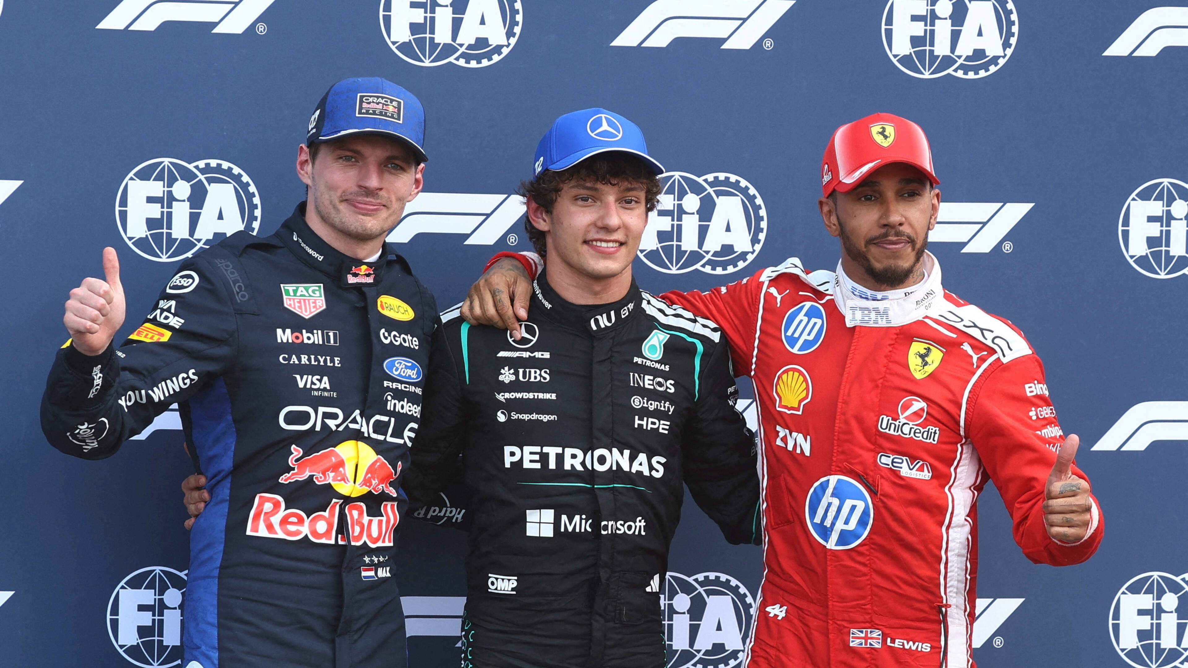 19-jarige Kimi Antonelli houdt Verstappen en Hamilton van de pole in GP van Monaco, Russell pas zesde
