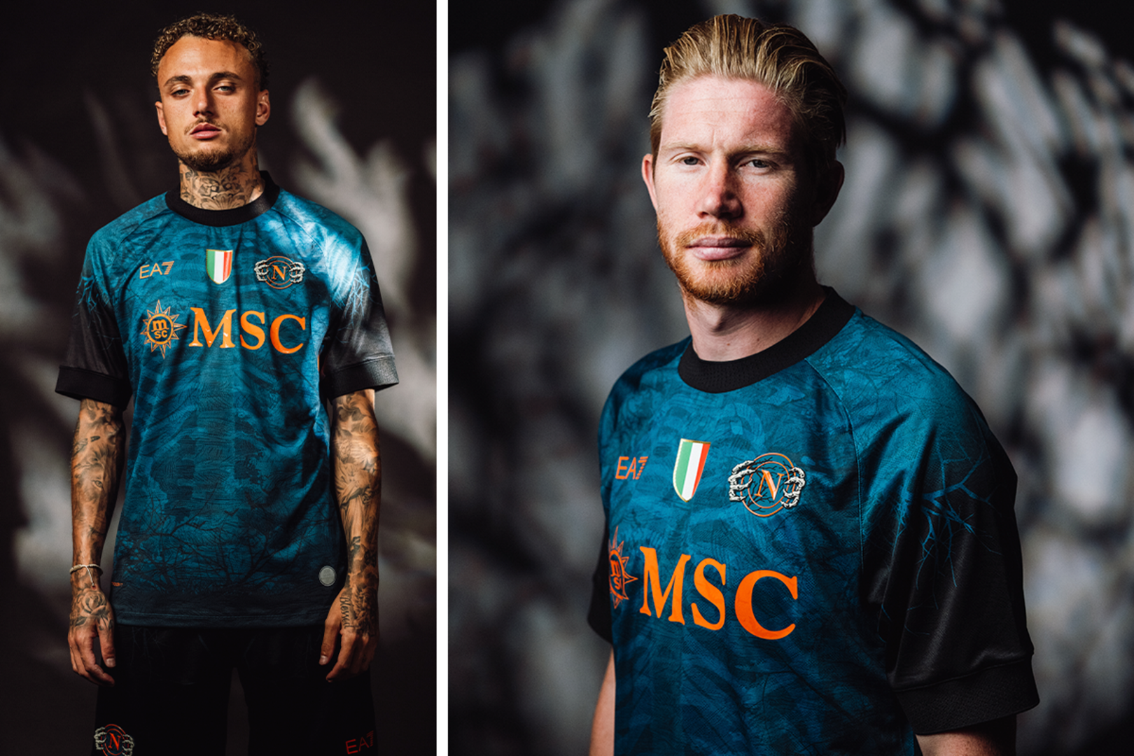 IN BEELD. Kevin De Bruyne en Noa Lang gezichten van nieuw