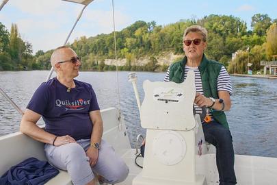 Filip (links) en Kurt (rechts) op date in ‘B&B zoekt lief’.