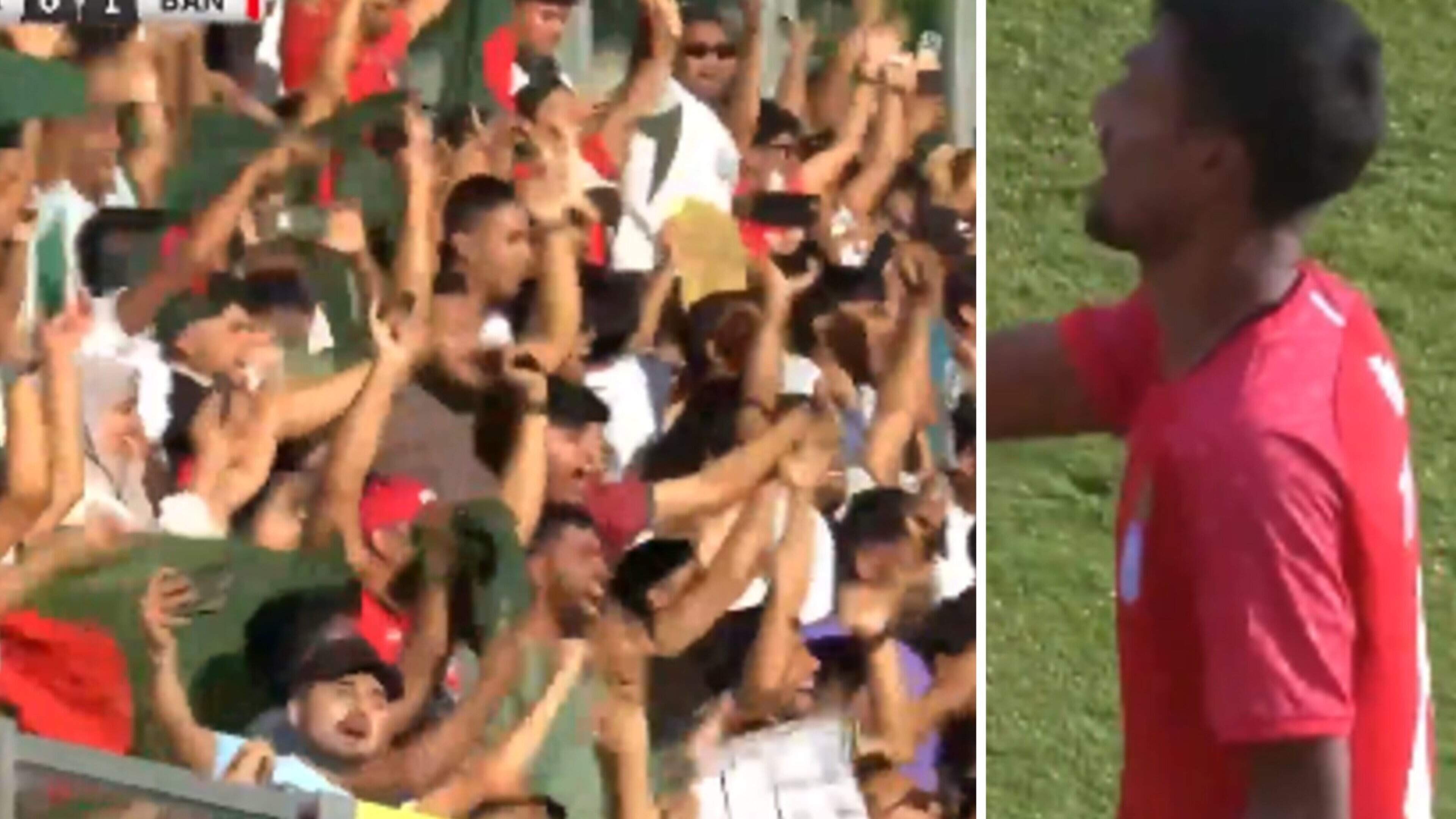 VIDEO. Alsof ze net de wereldbeker hebben veroverd: fans van Bangladesh uitzinnig van vreugde na doelpunt in San Marino