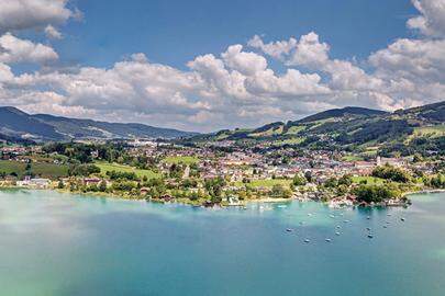 De Mondsee in het Oostenrijkse Salzkammergut.