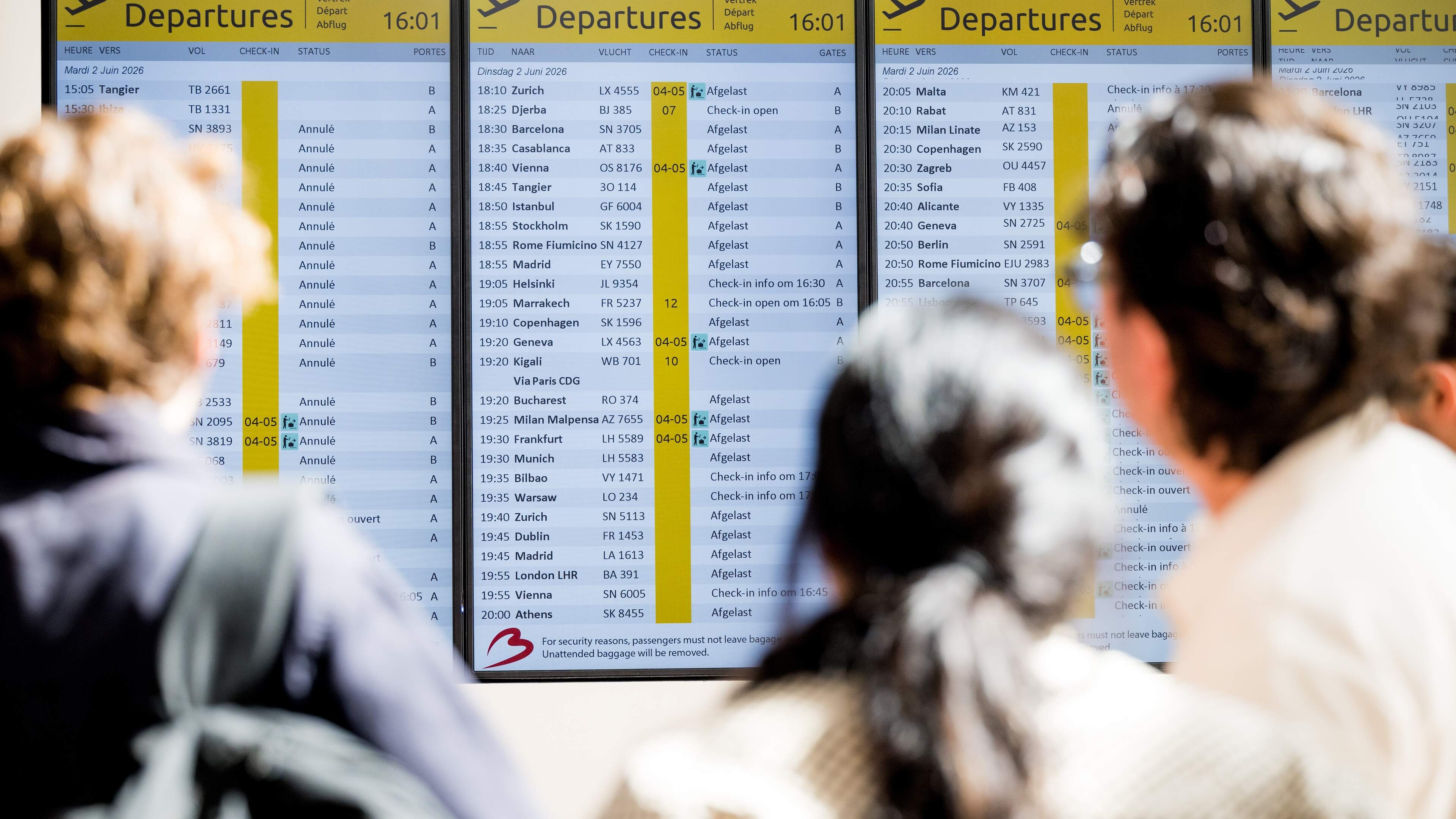 Situatie weer normaal na wilde staking op Brussels Airport, 270 passagiers overnachtten in Zaventem
