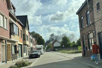 Aan de Roze in Eeklo is brand uitgebroken.
