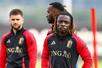 Belgium's Jeremy Doku pictured during a training session of the Red Devils, the Belgian national soccer team, at the Proximus Basecamp in Tubize, Sunday 08 June 2025. The team is preparing for the World Cup 2026 qualifier against Wales (09/06). BELGA PHOTO BRUNO FAHY