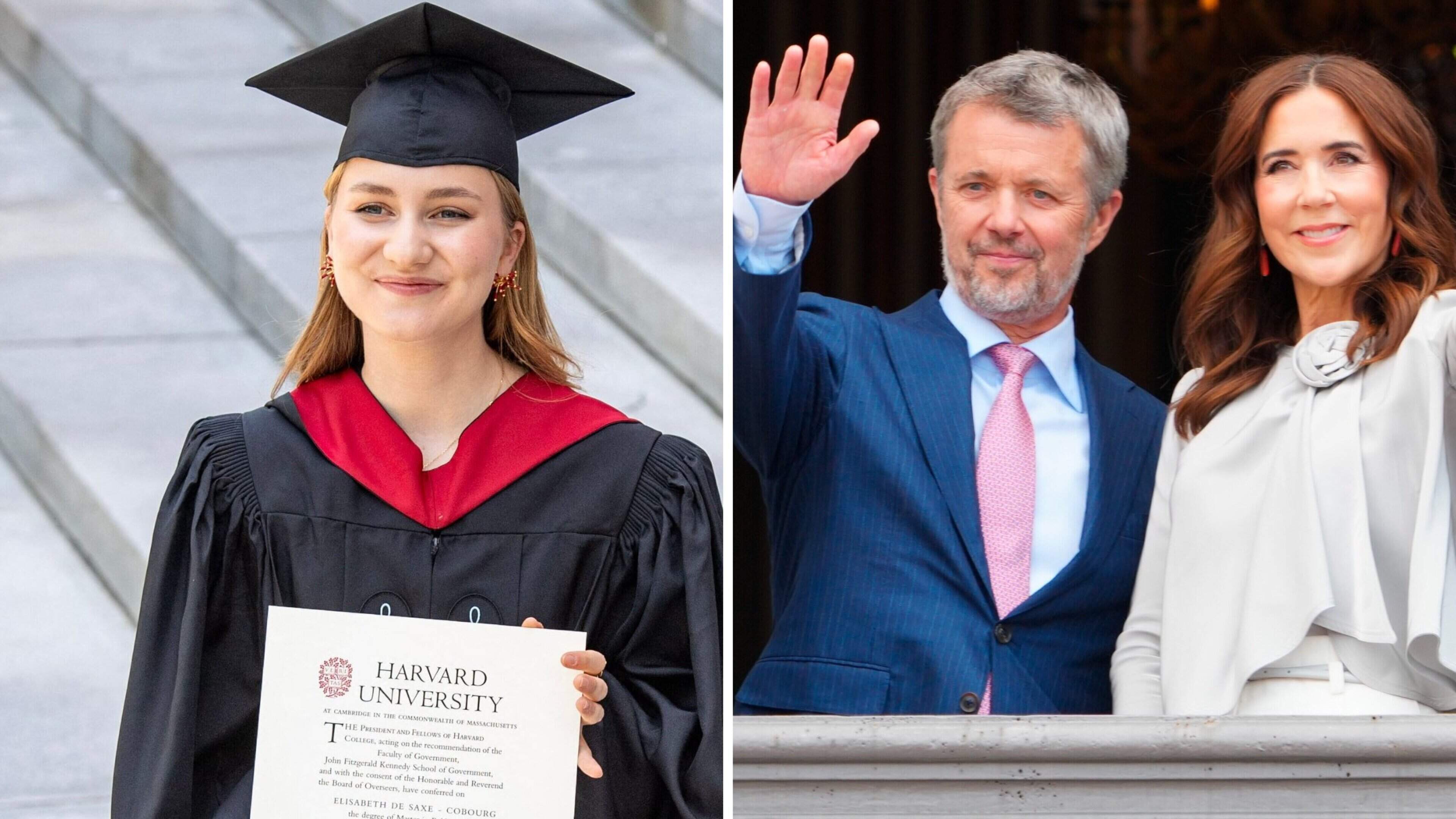 ROYALS. Prinses Elisabeth studeert af, foto van koning Filip uit de oude doos en de Deense Frederik is jarig