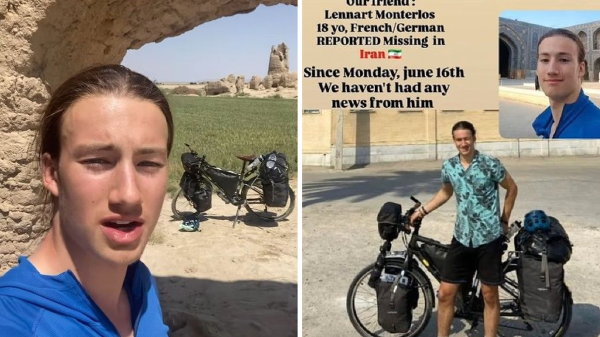 Lennart (18) ging 400 dagen lang de wereld rondfietsen, nu is hij vermist in Iran