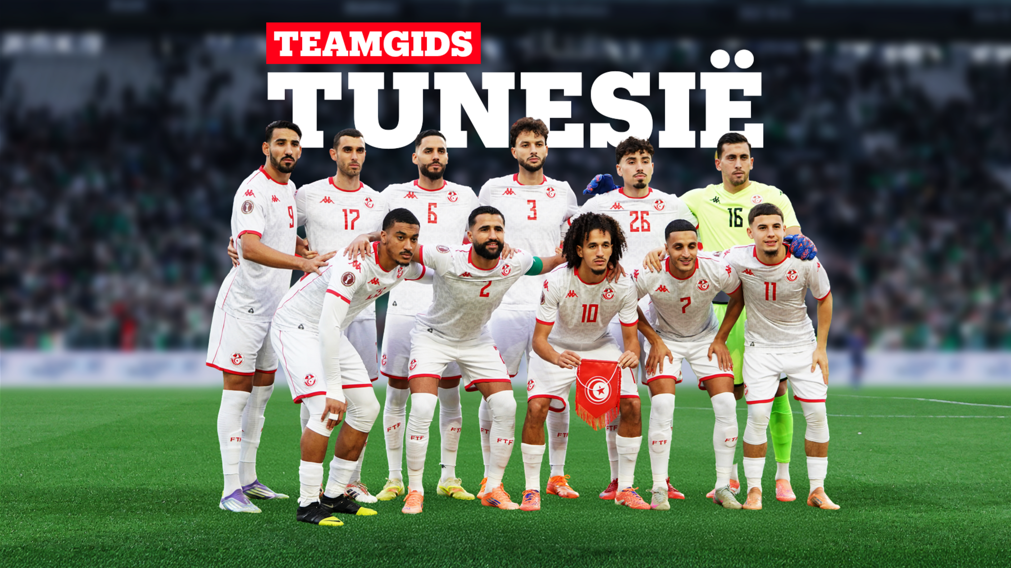 Het gezicht van de nationale ploeg met een nog straffere haardos dan Marouane Fellaini: alles over de WK-selectie van Tunesië