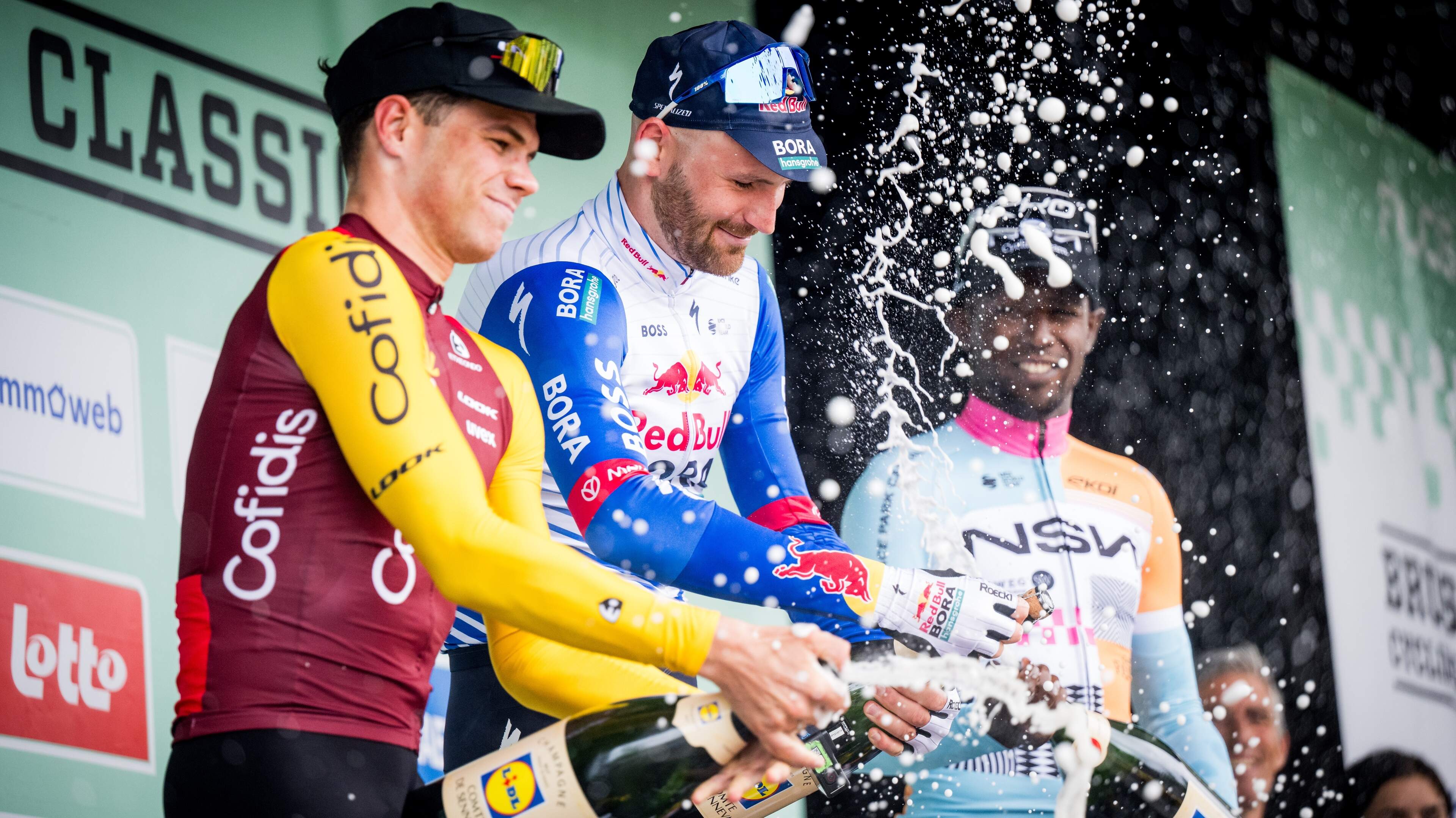 Jordi Meeus is blij met nipte spurtzege in Brussels Cycling 