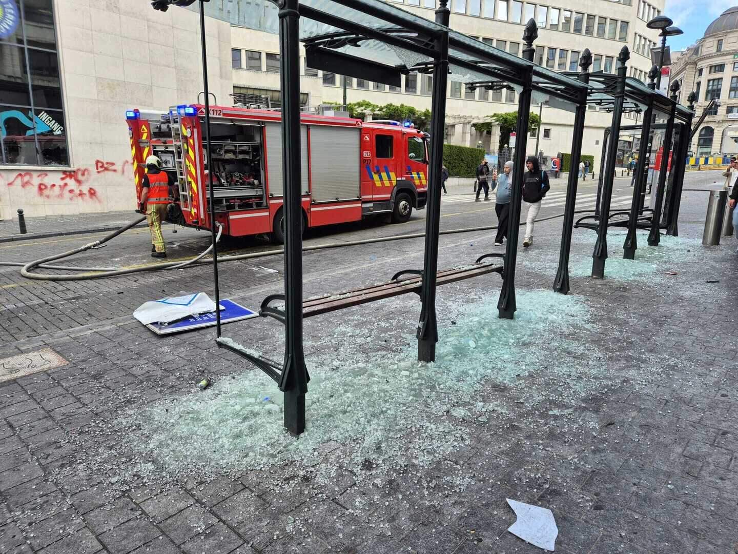 Studentenprotest in Brussel