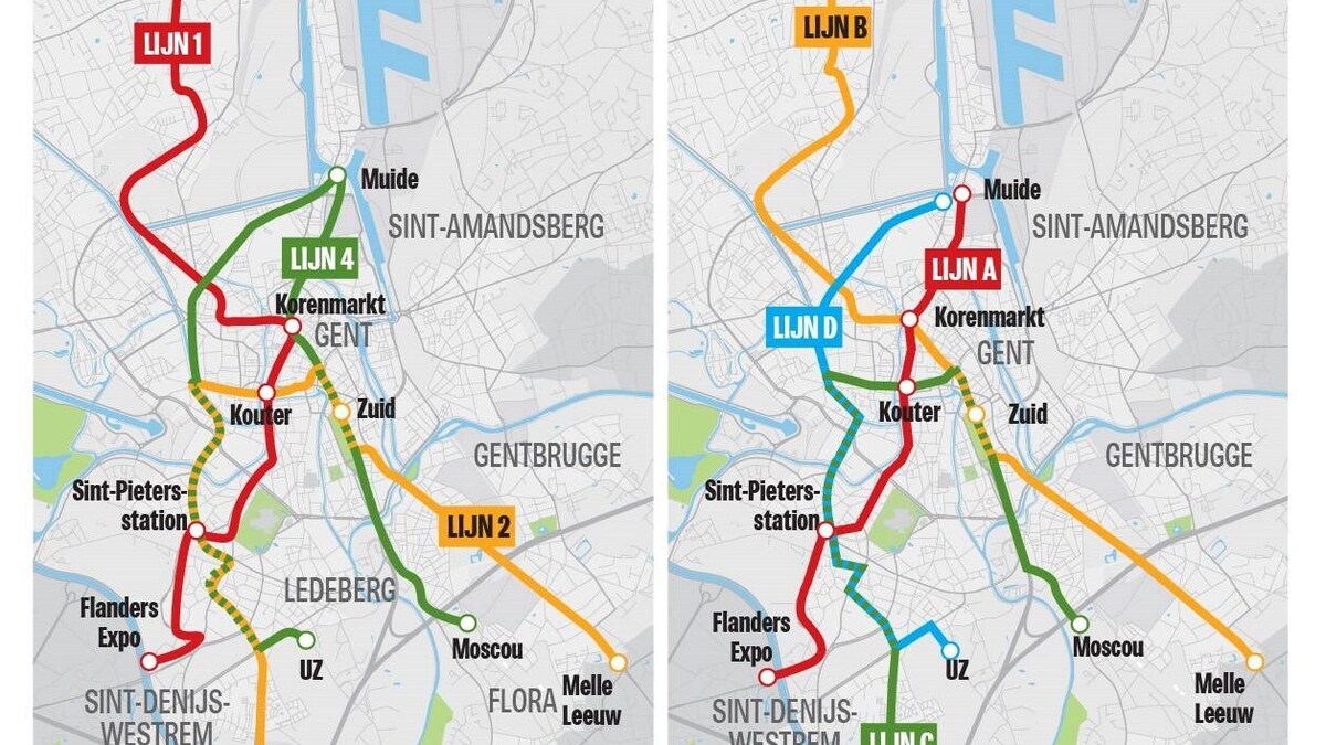 Wordt dit het nieuwe tramnet? | Nieuwsblad
