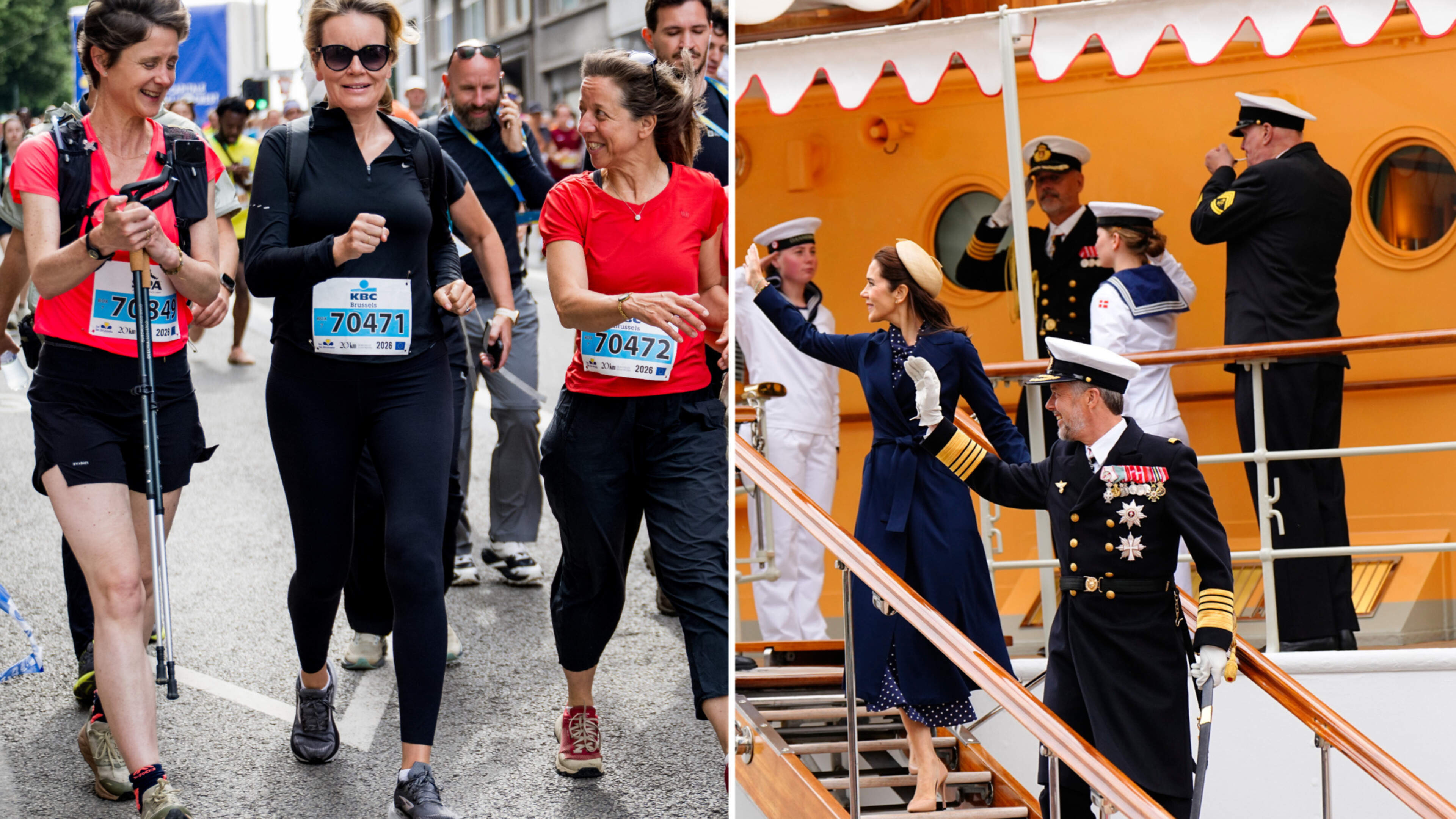ROYALS. Koningin Mathilde loopt door Brussel, de Deense royals gaan op zomertour en Lilibet wordt vijf