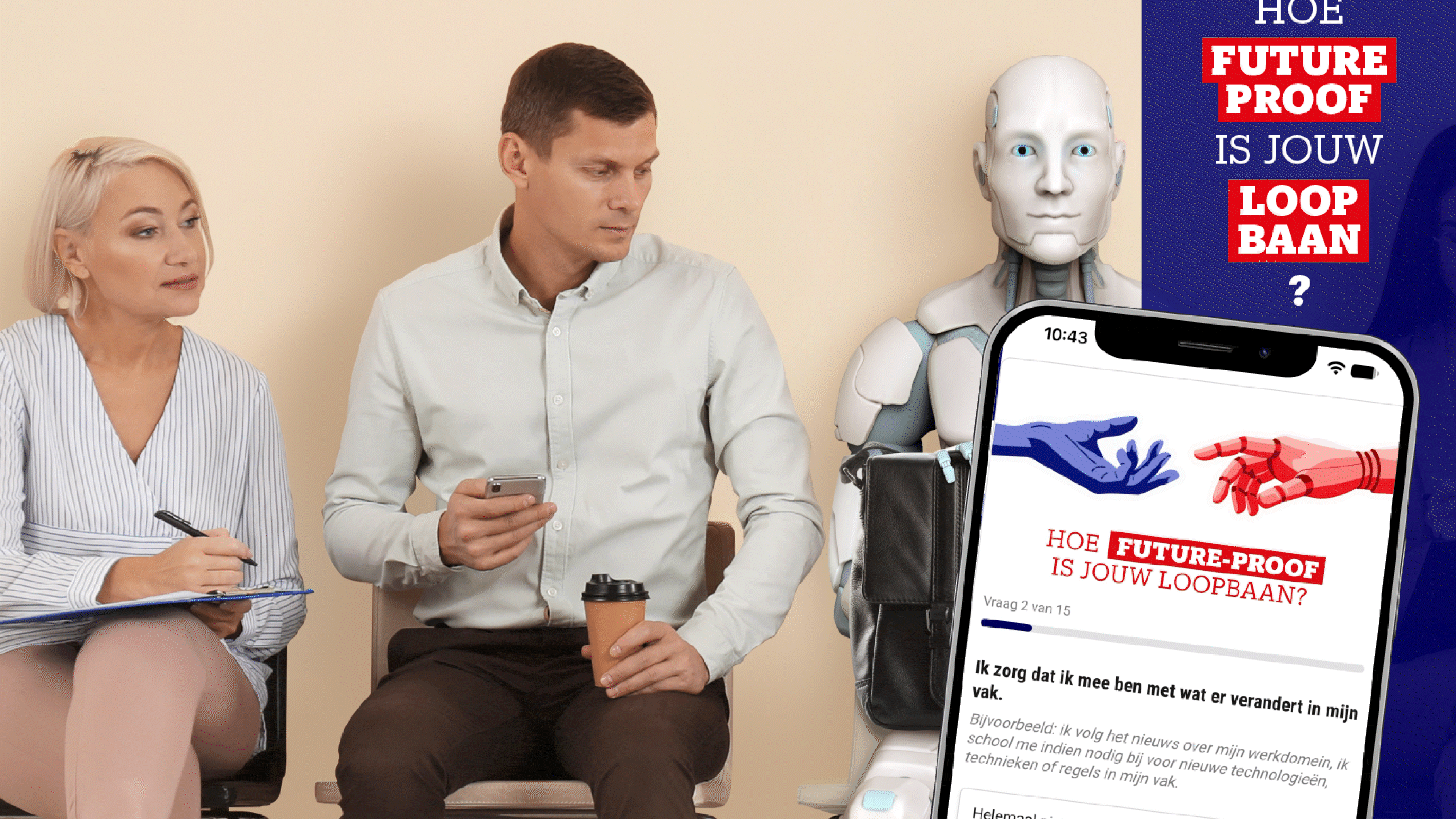 Hoe future-proof is jouw loopbaan? Sta jij sterk genoeg in je schoenen voor jouw job in de toekomst? Doe de test en ontdek hoe je scoort