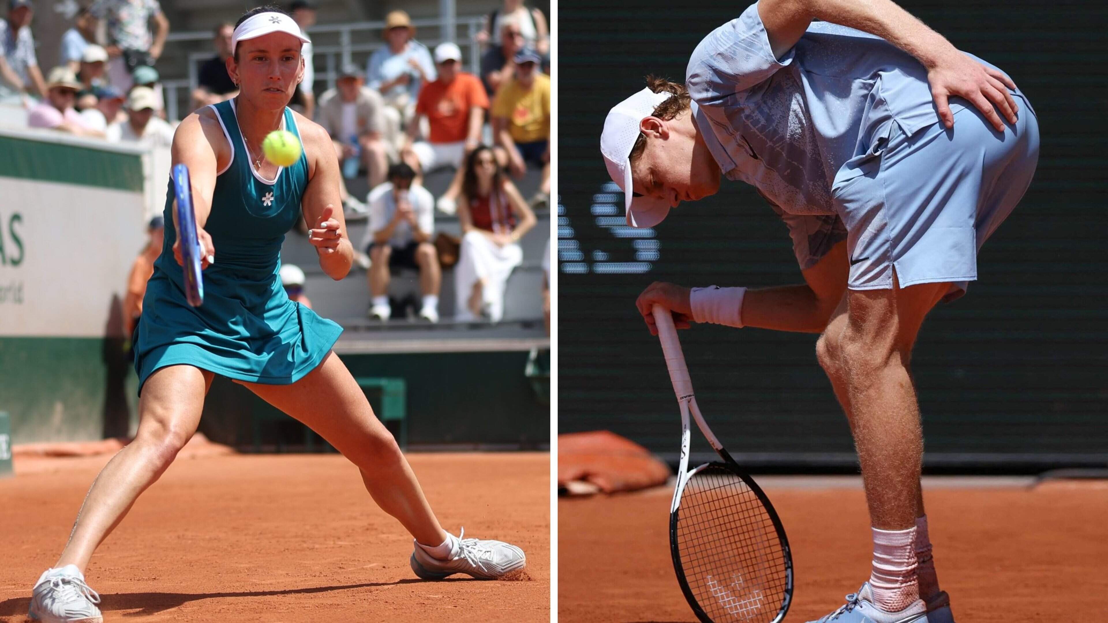 LIVE ROLAND GARROS. Flink gehavende Jannik Sinner op de rand van de exit, ook alarmfase rood bij Elise Mertens