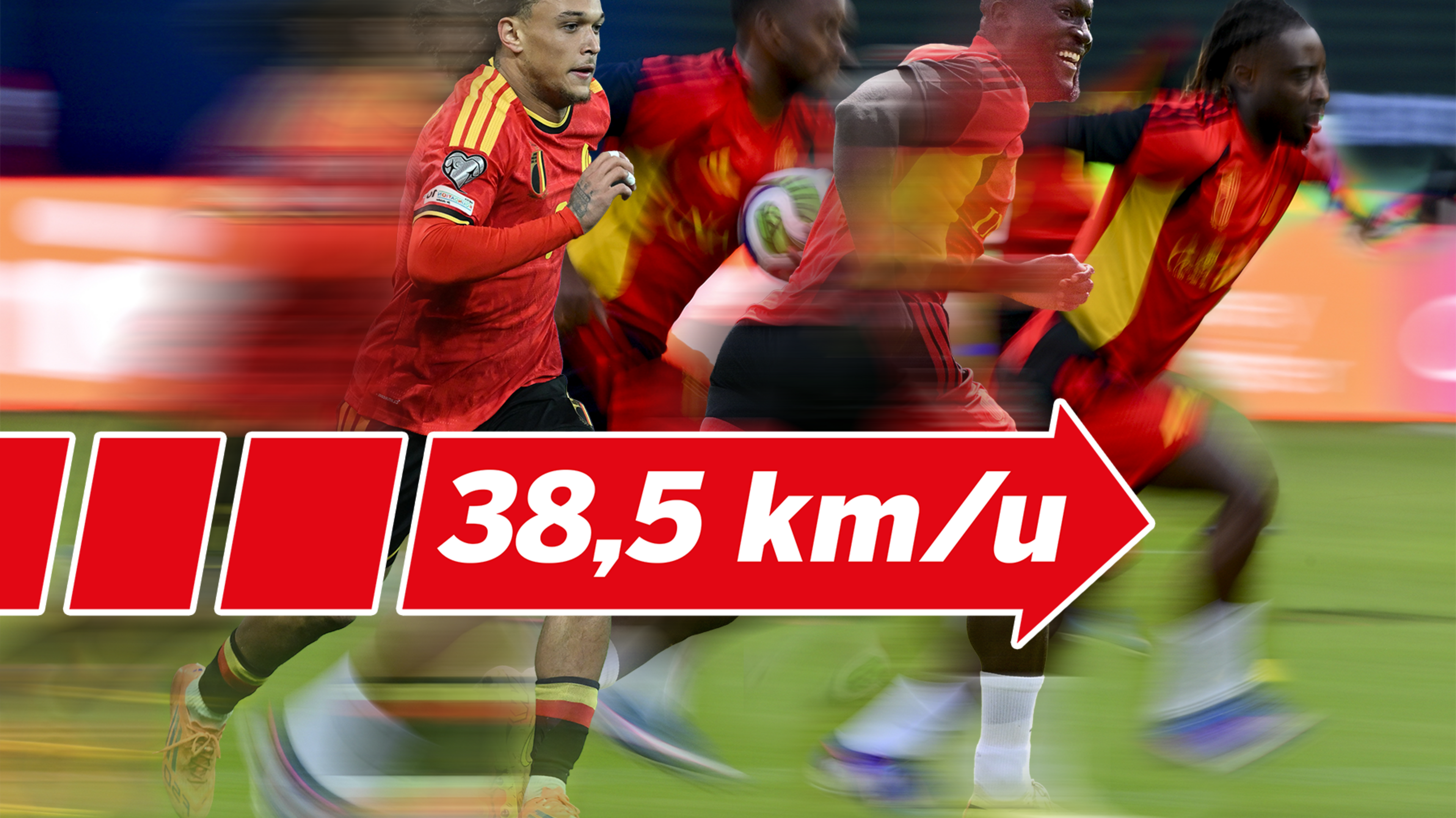 “In de atletiekwereld moeten ze niet op hen neerkijken”: hoe indrukwekkend zijn de topsnelheden van de Rode Duivels?