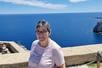 Marleen Tratsaert in april van dit jaar: ze was toen met Bart Laeremans in Rhodos.