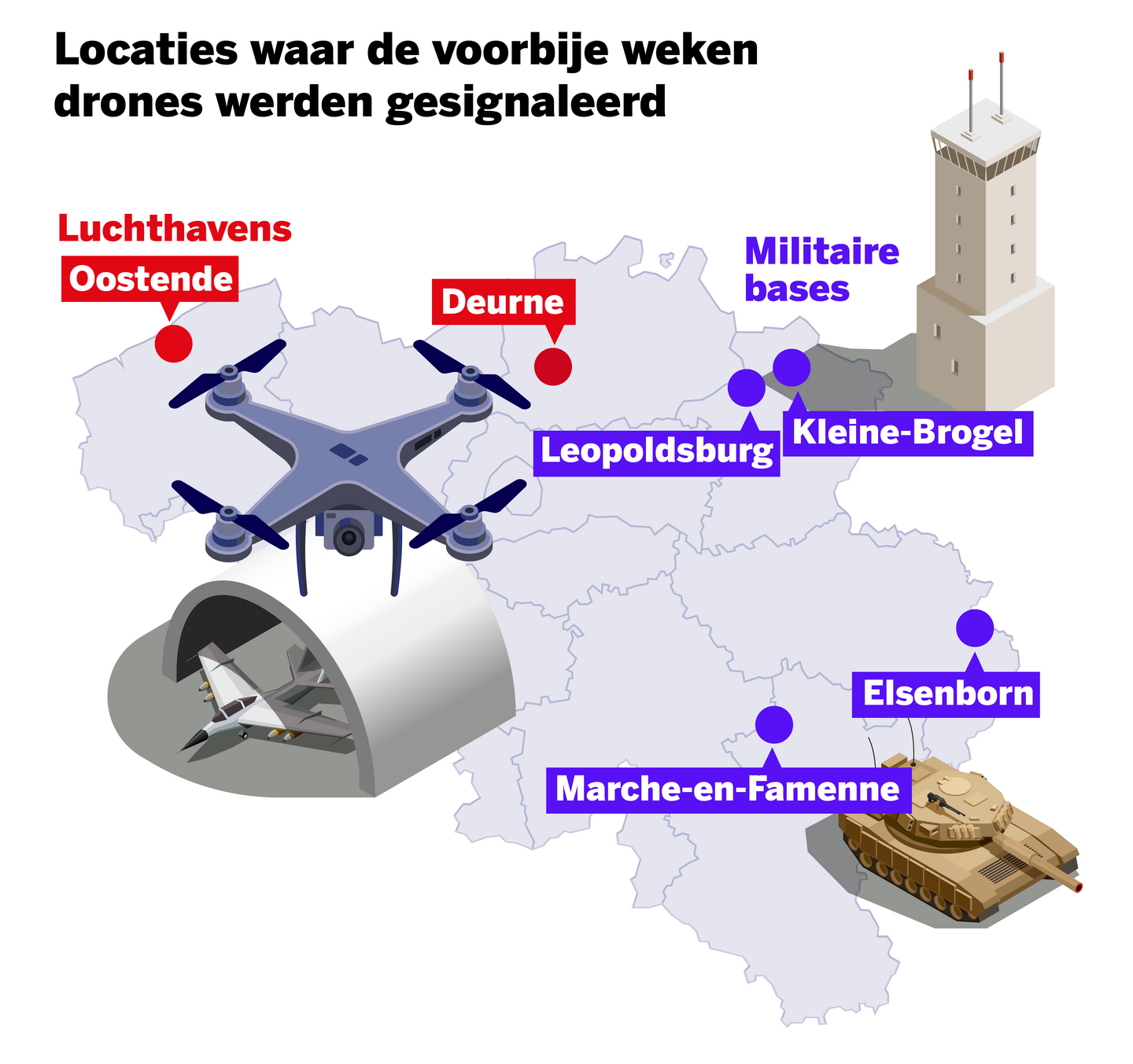 Waarom schieten we die drones niet gewoon uit de lucht? Waarom wordt ons  land geviseerd? En zit Rusland erachter? De belangrijkste vragen beantwoord  | GVA