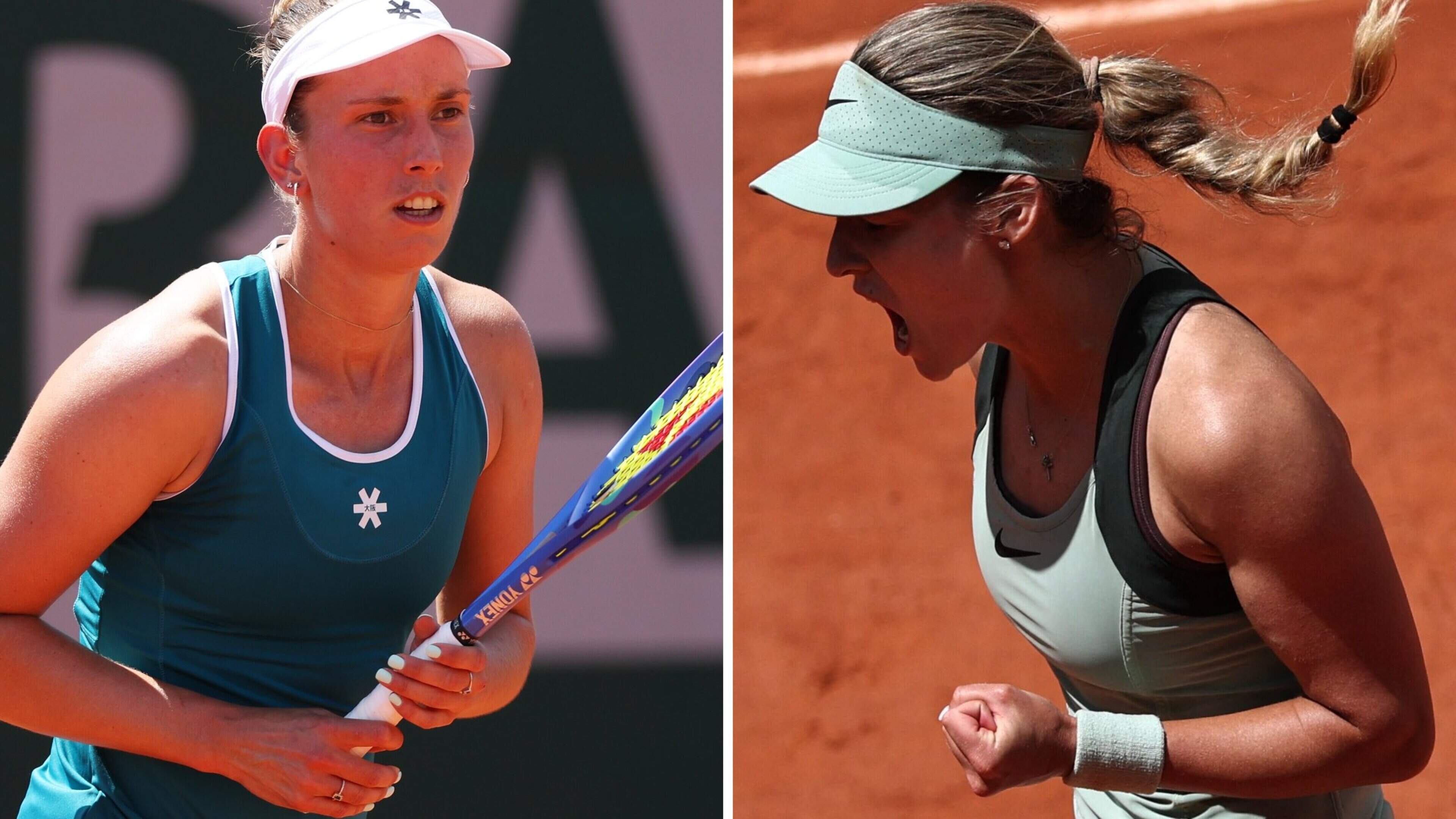 LIVE ROLAND GARROS. Anna Kalinskaya schaart zich bij laatste acht na felbevochten driesetter, Elise Mertens verliest eerste set in het dubbelspel