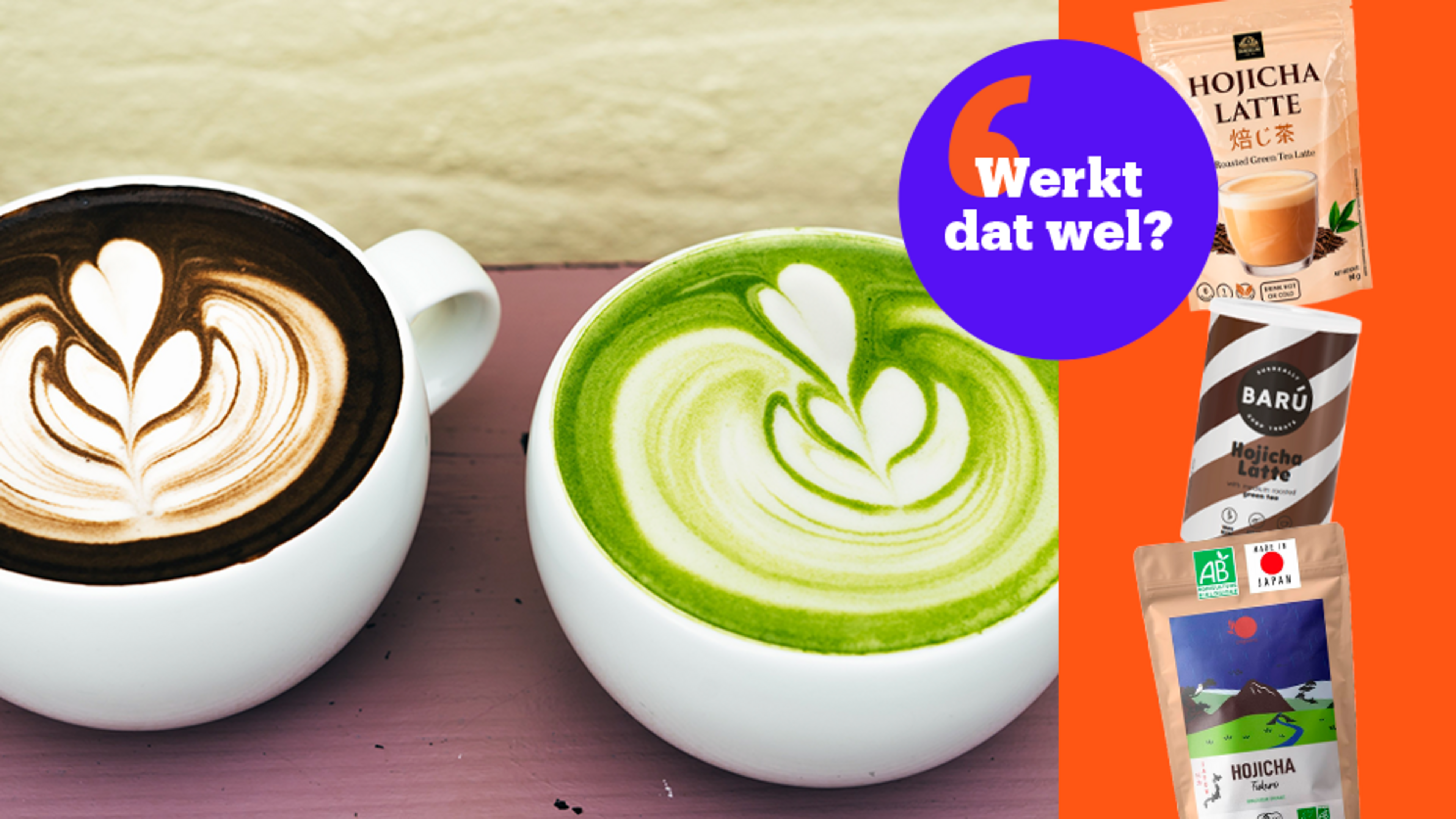 WERKT DAT WEL? Het is zoeter, goed voor de lijn én hojicha zou gezonder zijn dan matcha?