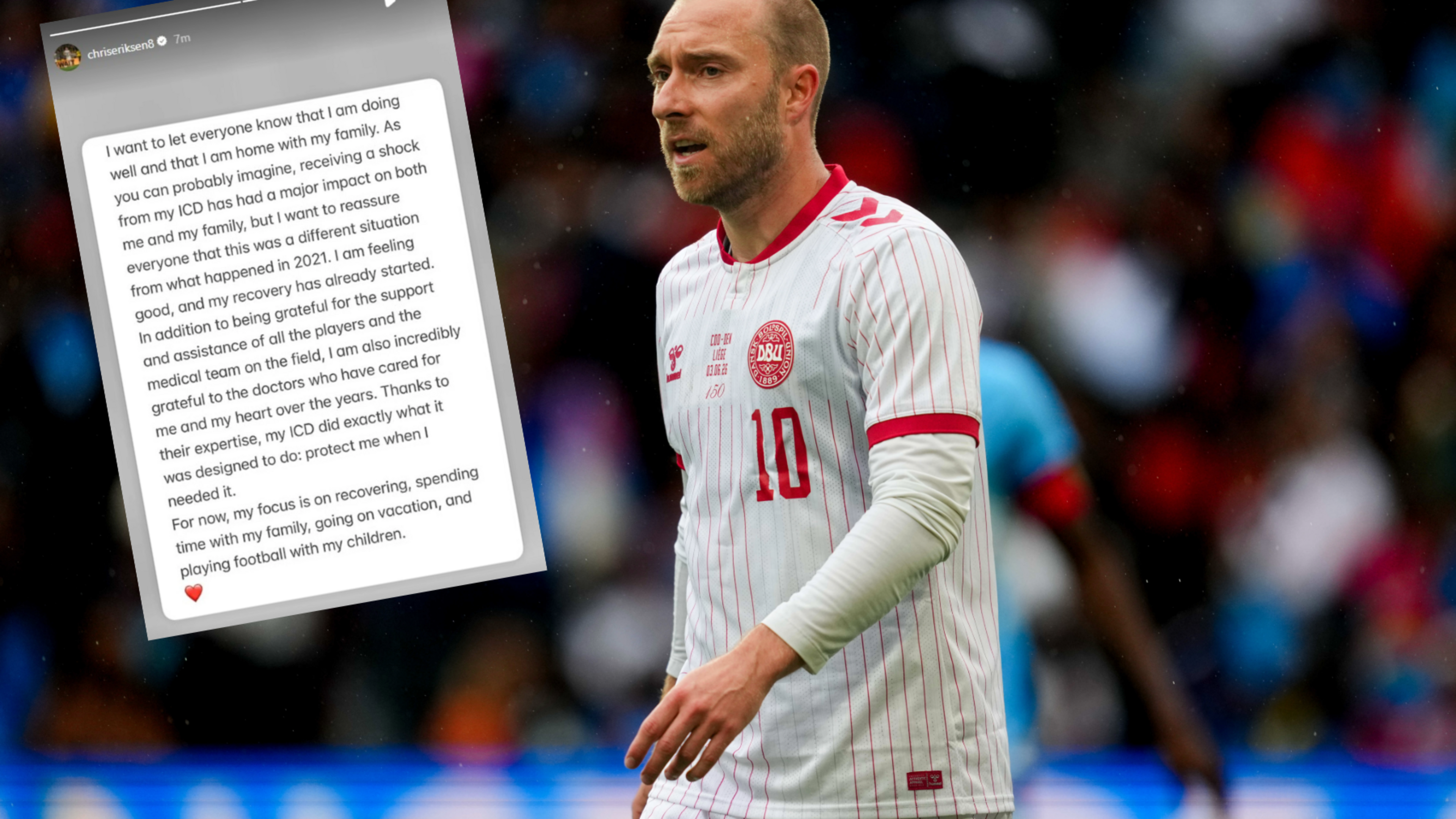 Christian Eriksen komt met geruststellend statement nadat hi