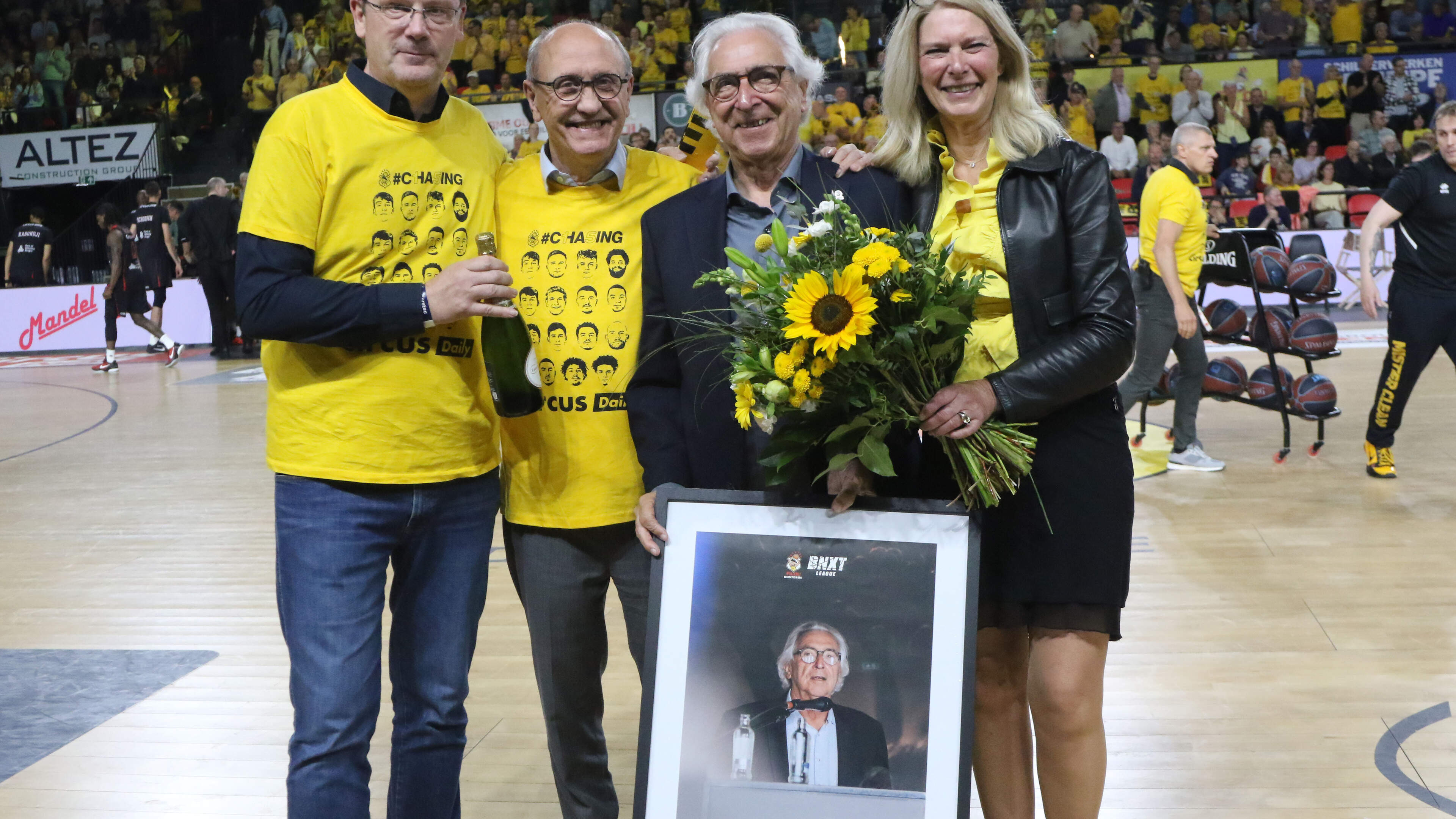 Filou Oostende zet Arthur Goethals in de bloemetjes