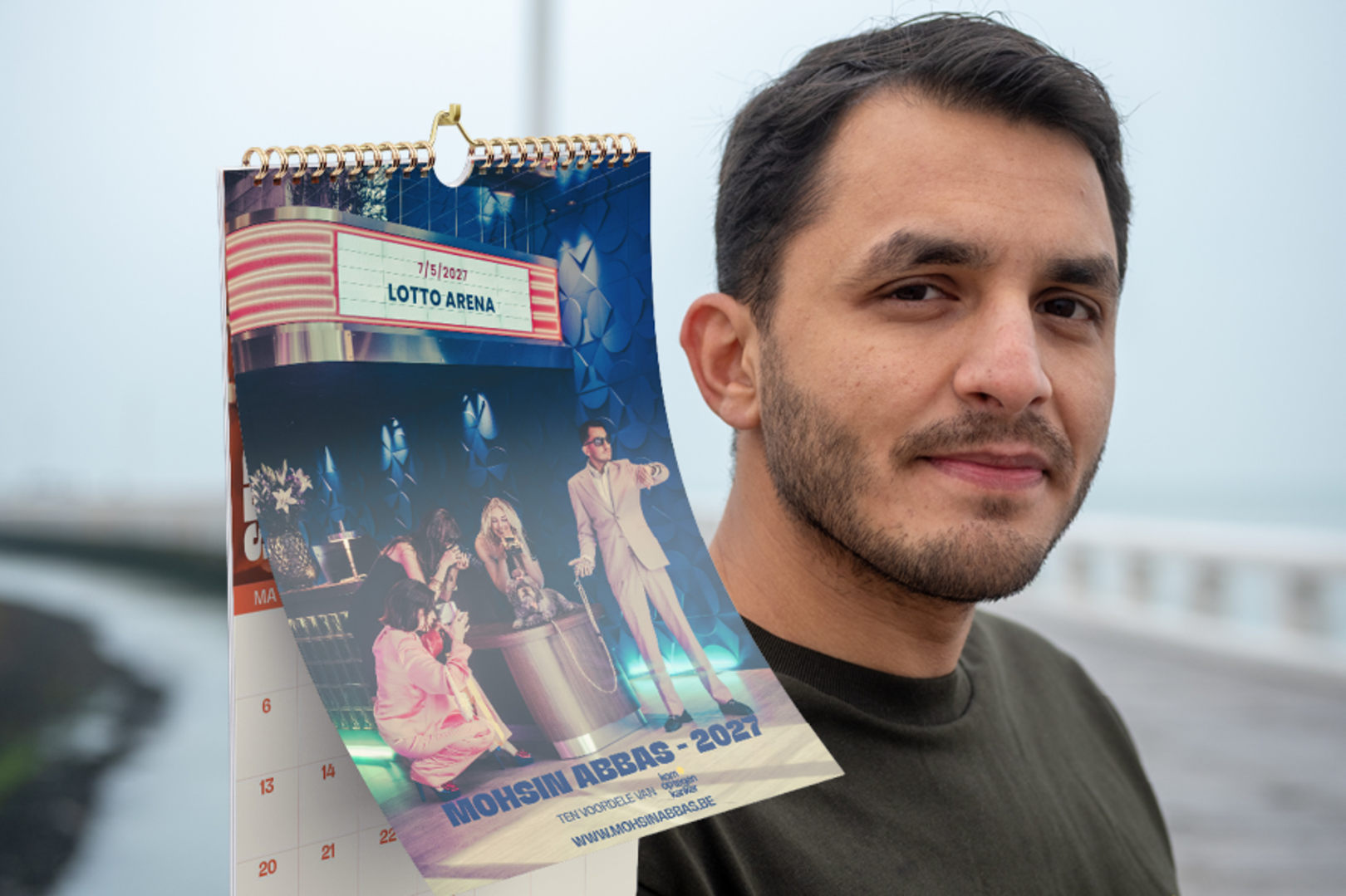 Mohsin Abbas lanceert een eigen jaarkalender: “Ik wil mensen elke dag een reden geven om te lachen, en met deze ludieke kalender kan dat.”