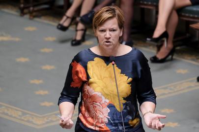 Kamerlid Els Van Hoof (CD&V), voorzitter van de commissie Buitenlandse Zaken.