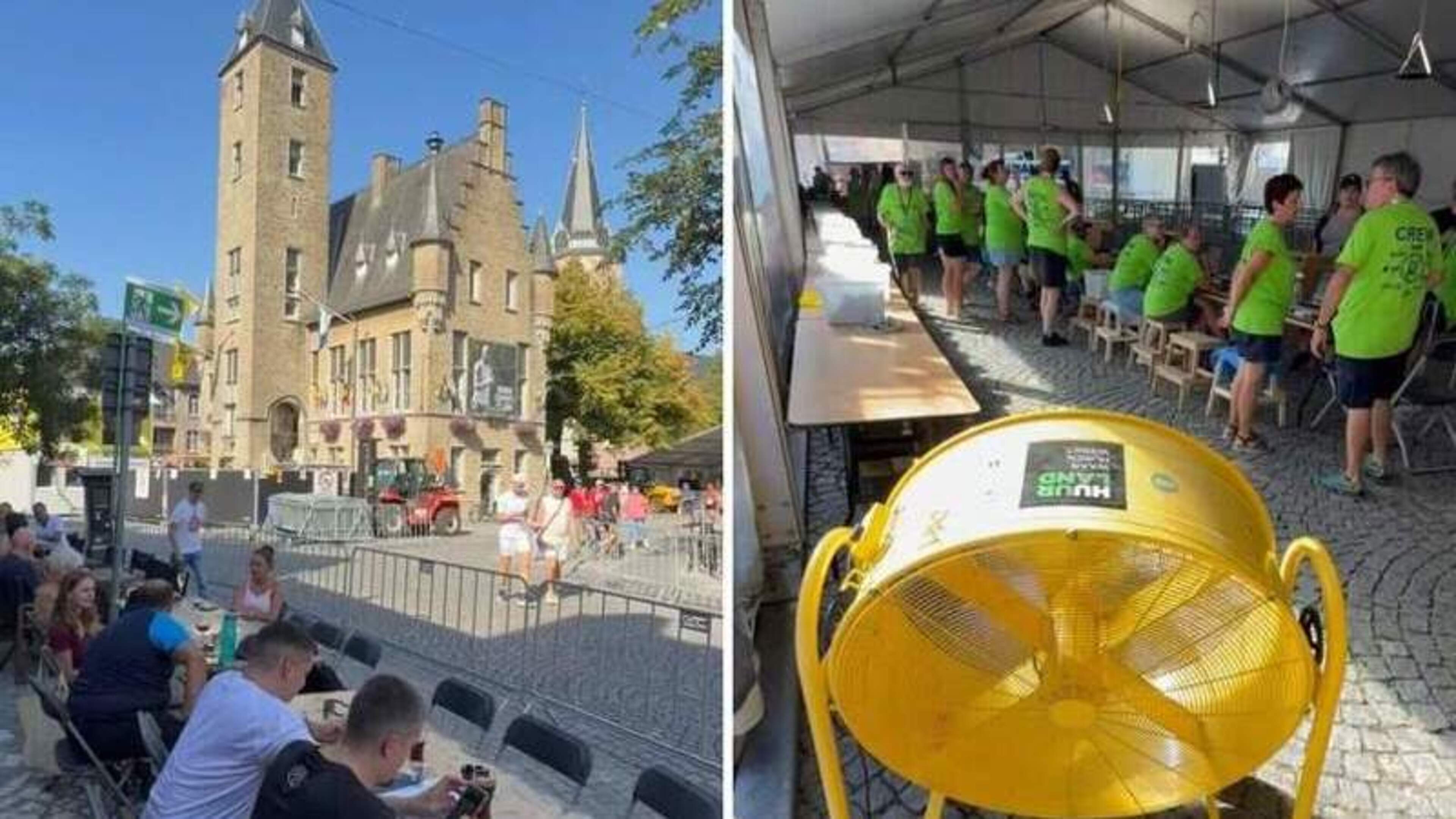 LIVE DODENTOCHT. Centrum van Bornem begint vol te stromen - Honderden deelnemers drummen voor gegeerd plaatsje vooraan