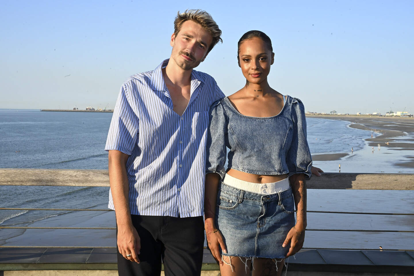 Aaron Blommaert en Zoë Livay.